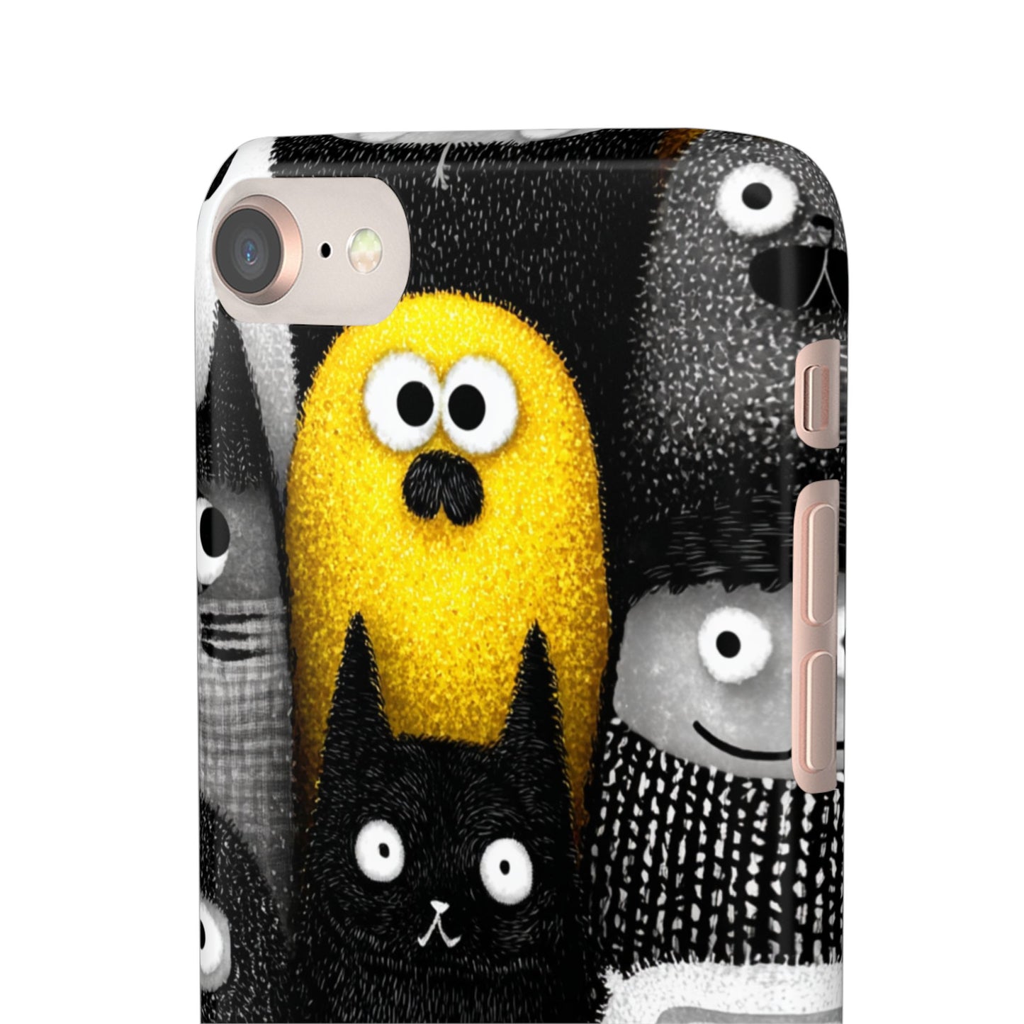 Colorful Character Snap Cases, Cute Phone Cover, Unique Gift for Kids, Fun Accessory, Perfect for Birthdays, Holidays