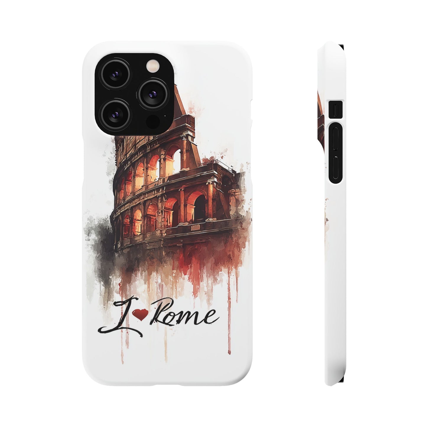 I Love Rome Snap Cases, Urban Phone Covers, Travel Accessories, Gift for Travelers, City Love Merch