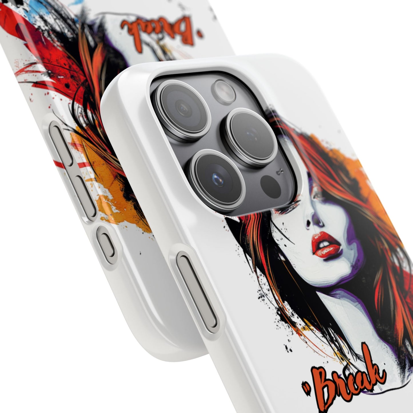 Empowering Art Snap Cases, Phone Cover, Break the Chains of Silence, Unique Gift, Inspirational Tech Accessories