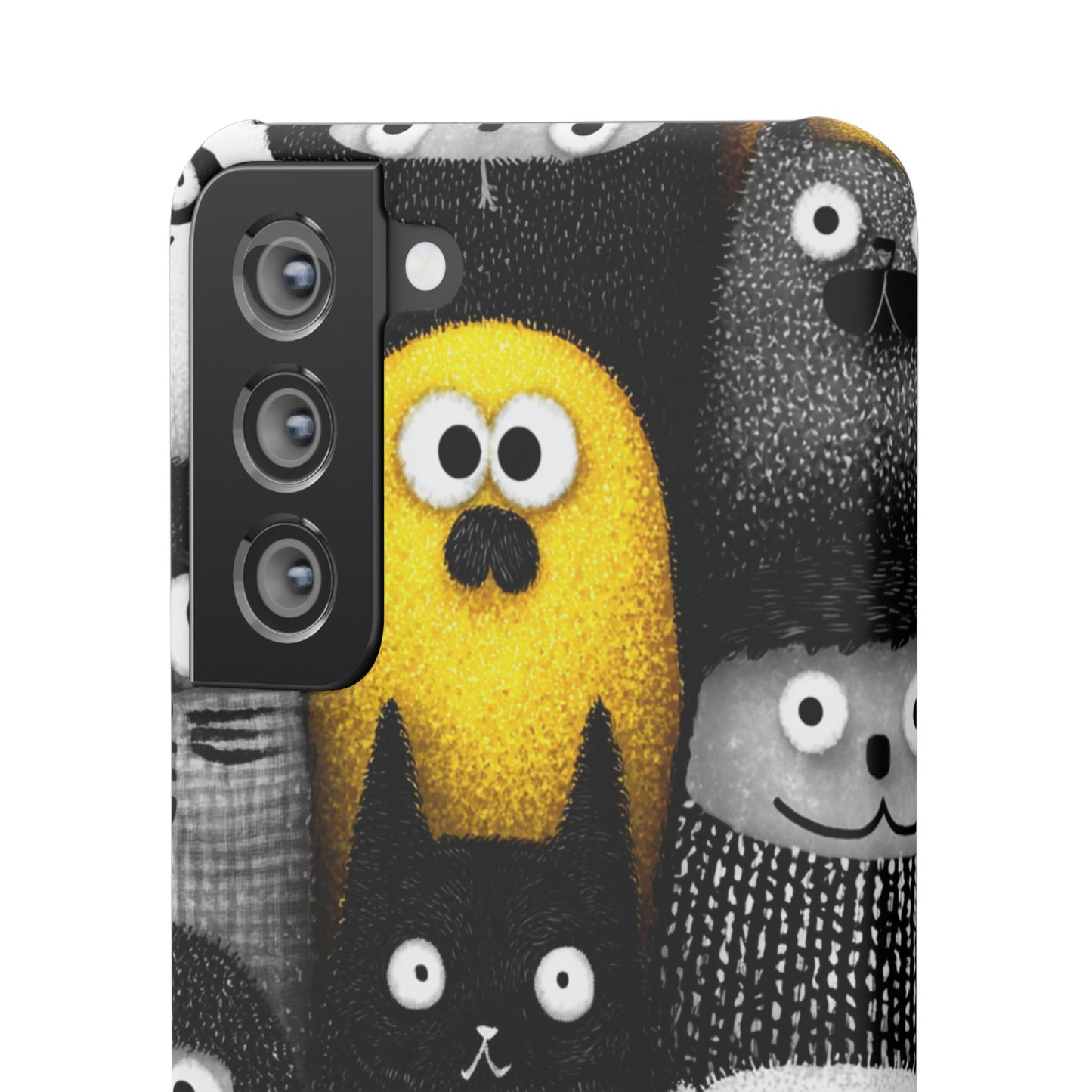 Colorful Character Snap Cases, Cute Phone Cover, Unique Gift for Kids, Fun Accessory, Perfect for Birthdays, Holidays