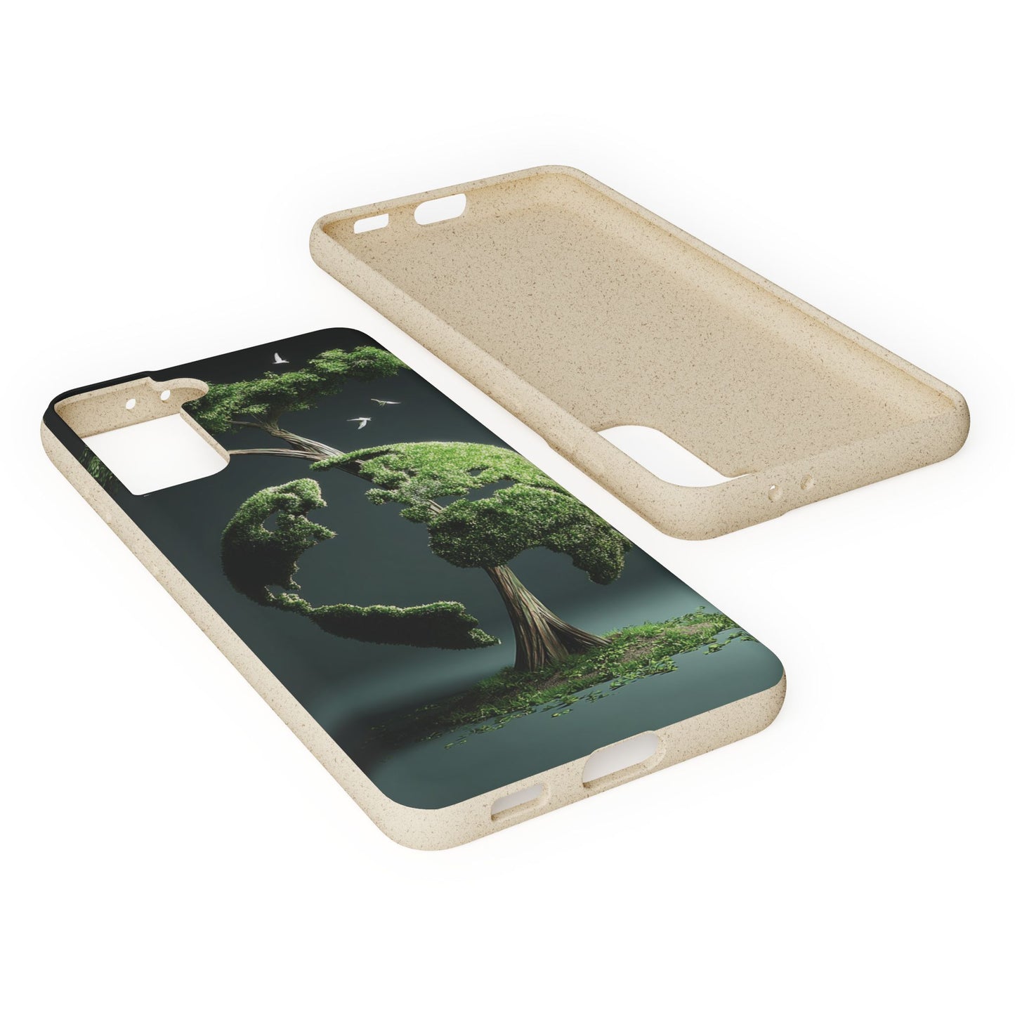 Eco-Friendly Phone Case with Nature Design, Sustainable iPhone Cover, Biodegradable Cellphone Accessories, Green Earth Gift, Earth Day [...]