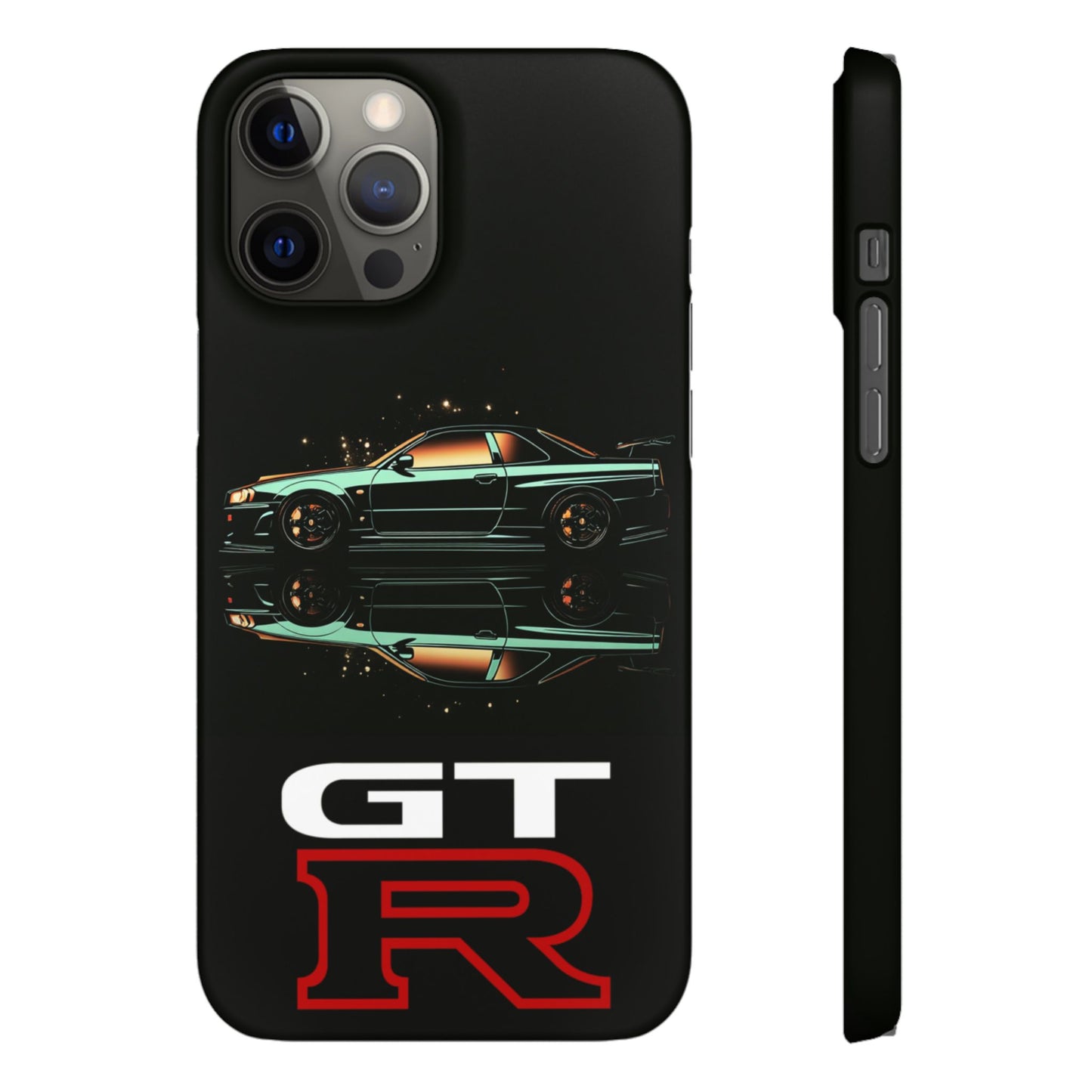 Green Skyleine R34 GTR Art Snap Case and Protective Phone Cover For iPhone and Samsung