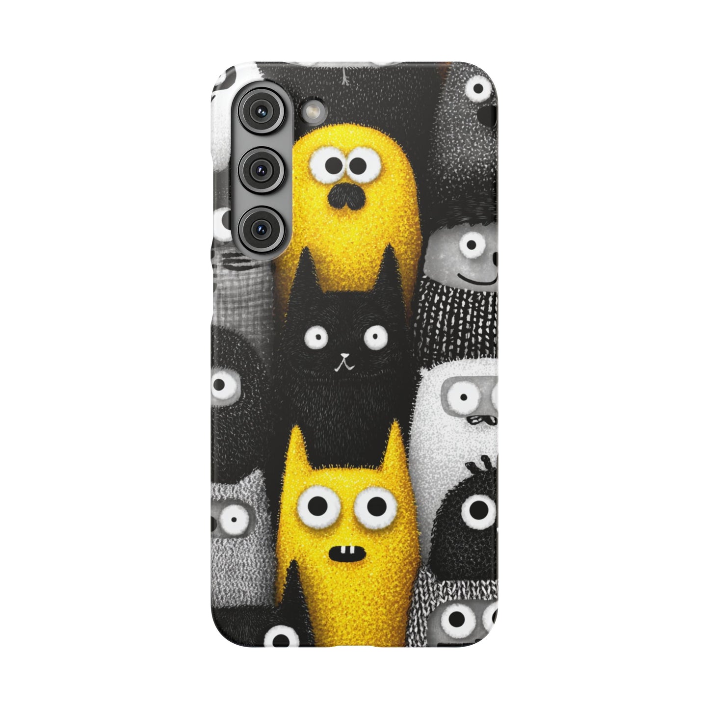 Colorful Character Snap Cases, Cute Phone Cover, Unique Gift for Kids, Fun Accessory, Perfect for Birthdays, Holidays