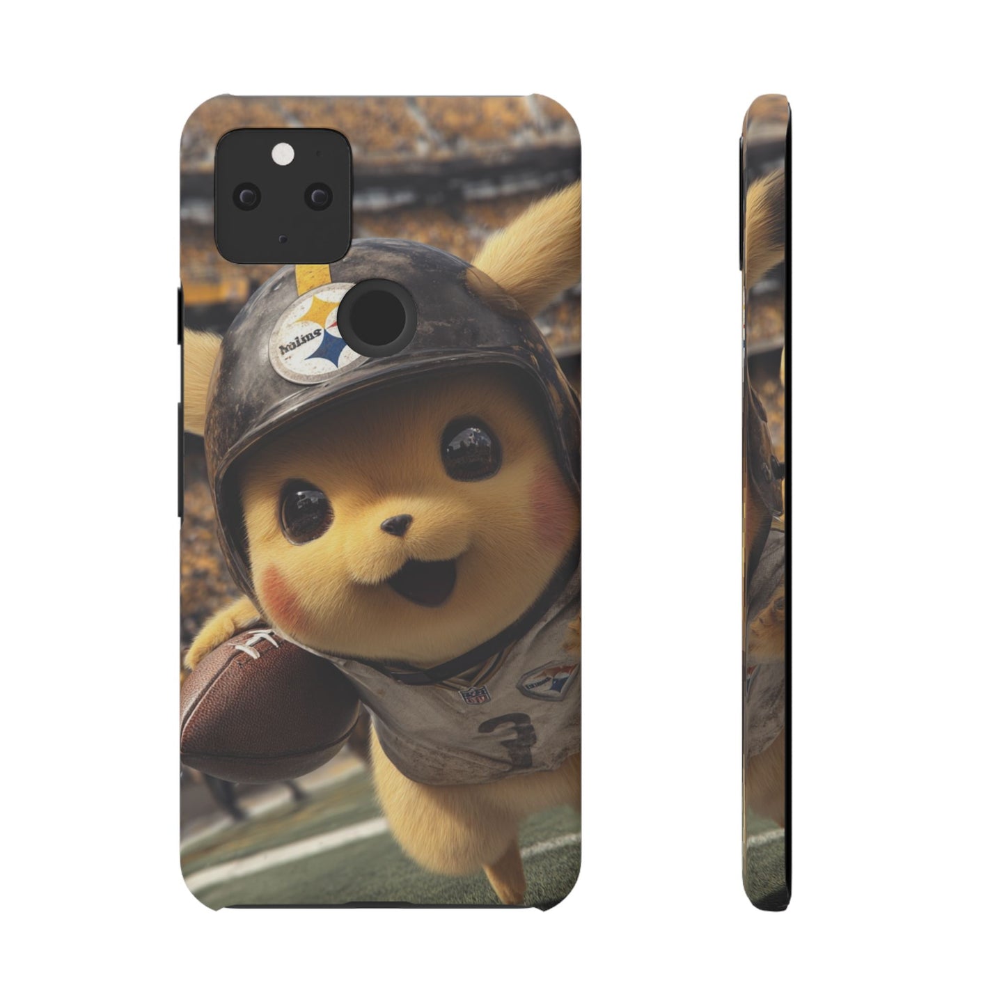 Fun Character Sports Snap Case, Phone Case, Fun Tech Accessory, Cute Gift for Gamers, Football Lovers, Kids.
