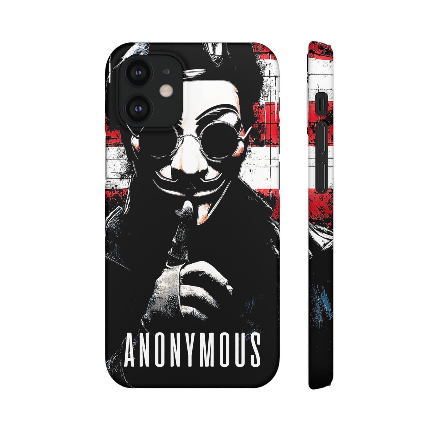 Anonimous & Guy Fawkes Art Snap Case and Protective Phone Cover For iPhone and Samsung