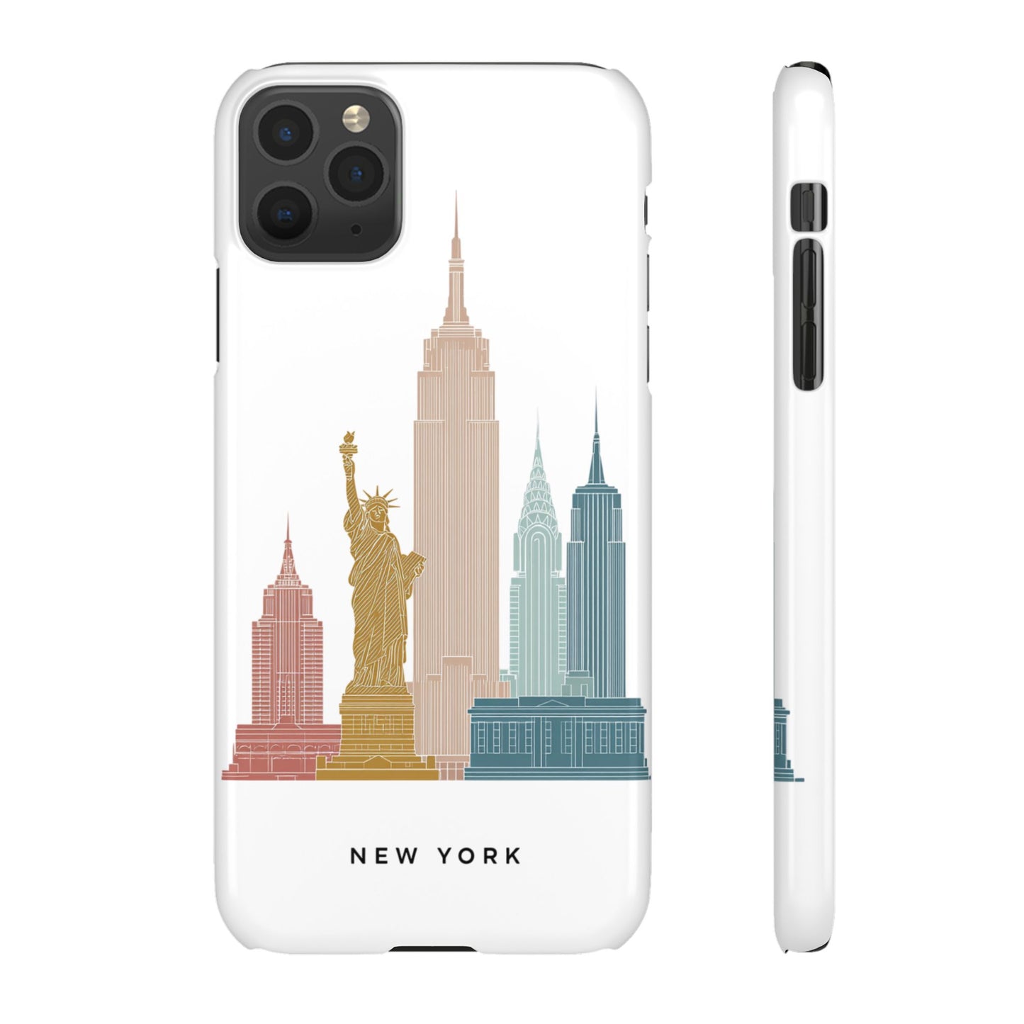 Stylish New York Snap Case, Urban Phone Cover, Cityscape Phone Case, Gift for Travelers, Trendy Protective Case