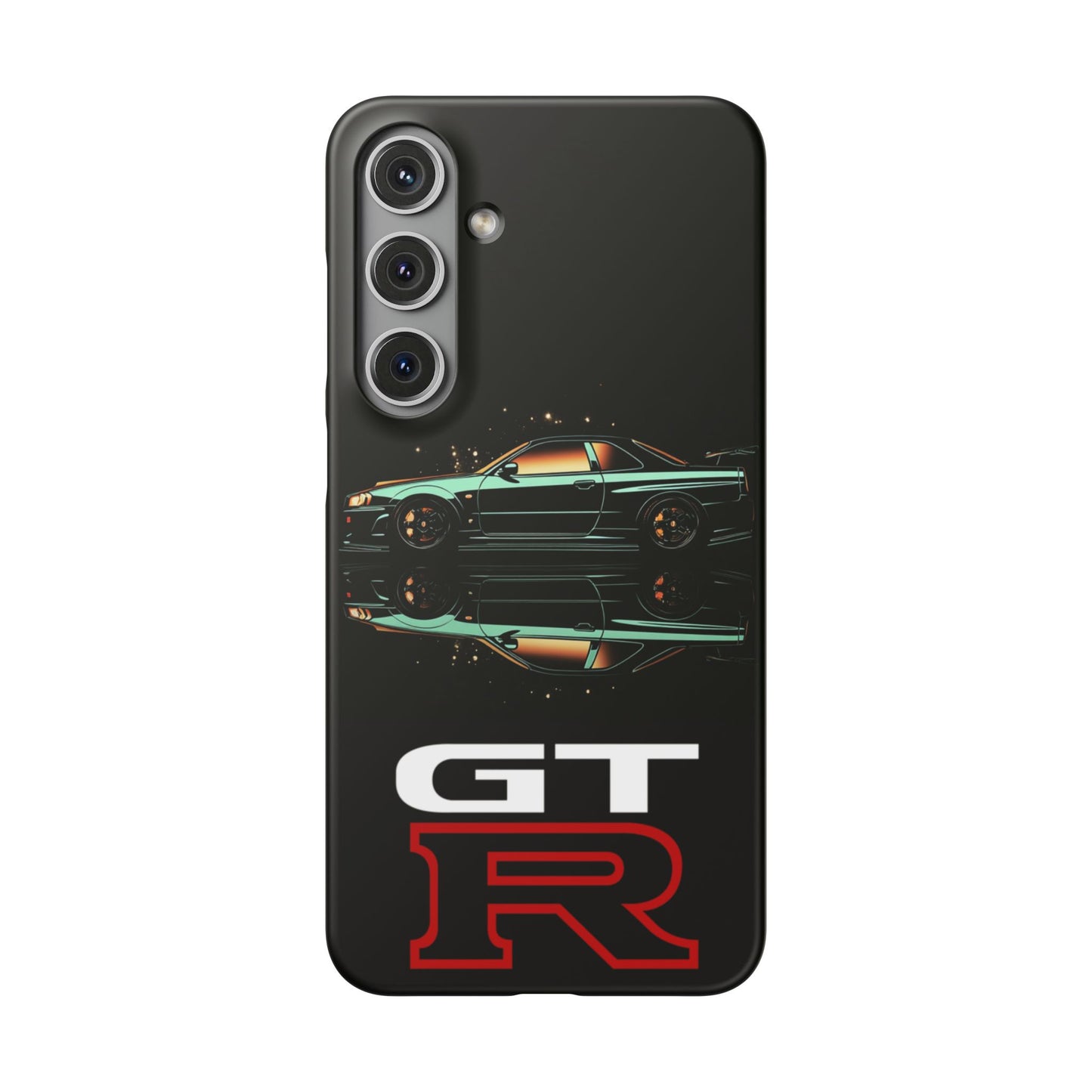 Green Skyleine R34 GTR Art Snap Case and Protective Phone Cover For iPhone and Samsung
