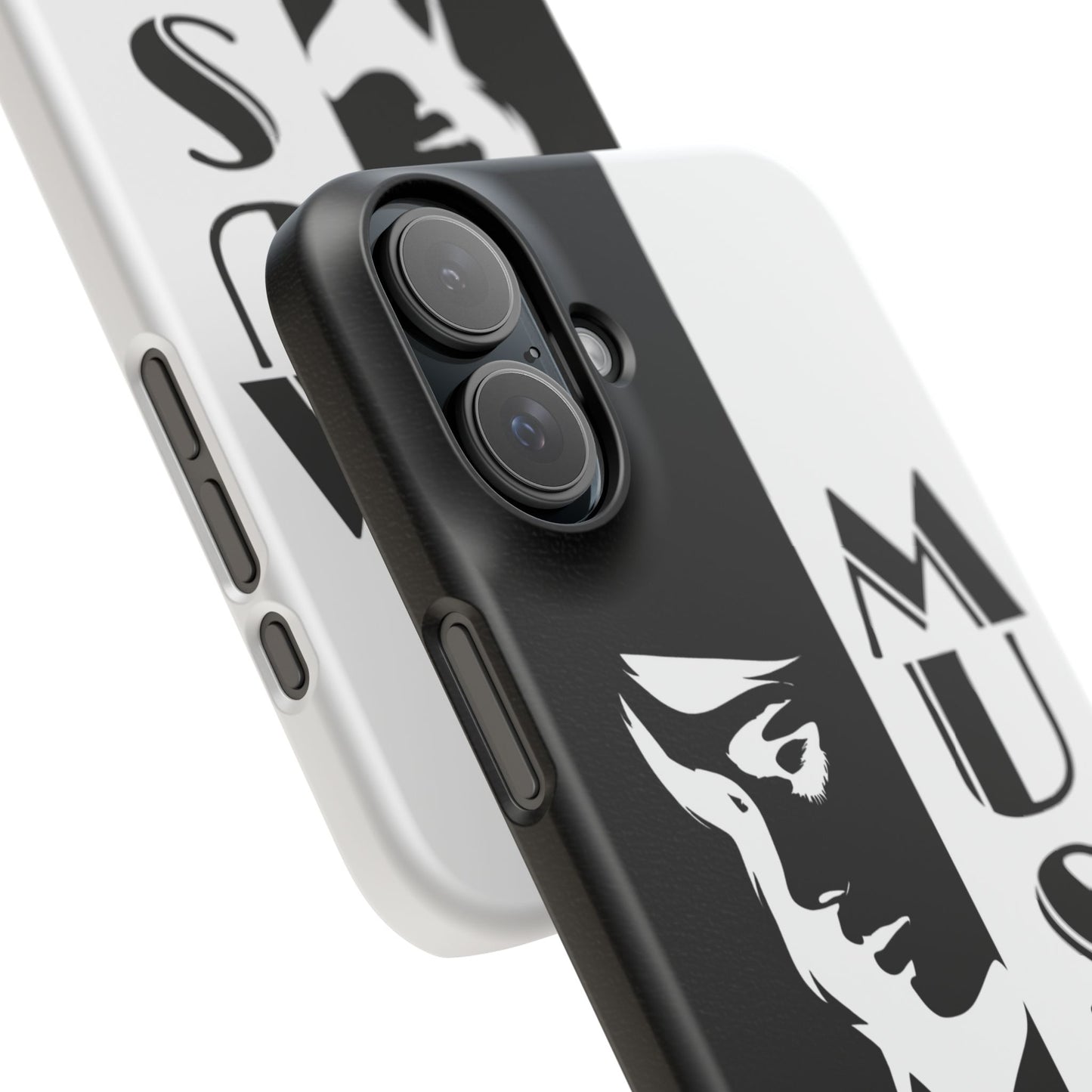 Black And White Bold Muse Snap Case Cover for iPhone and Samsung