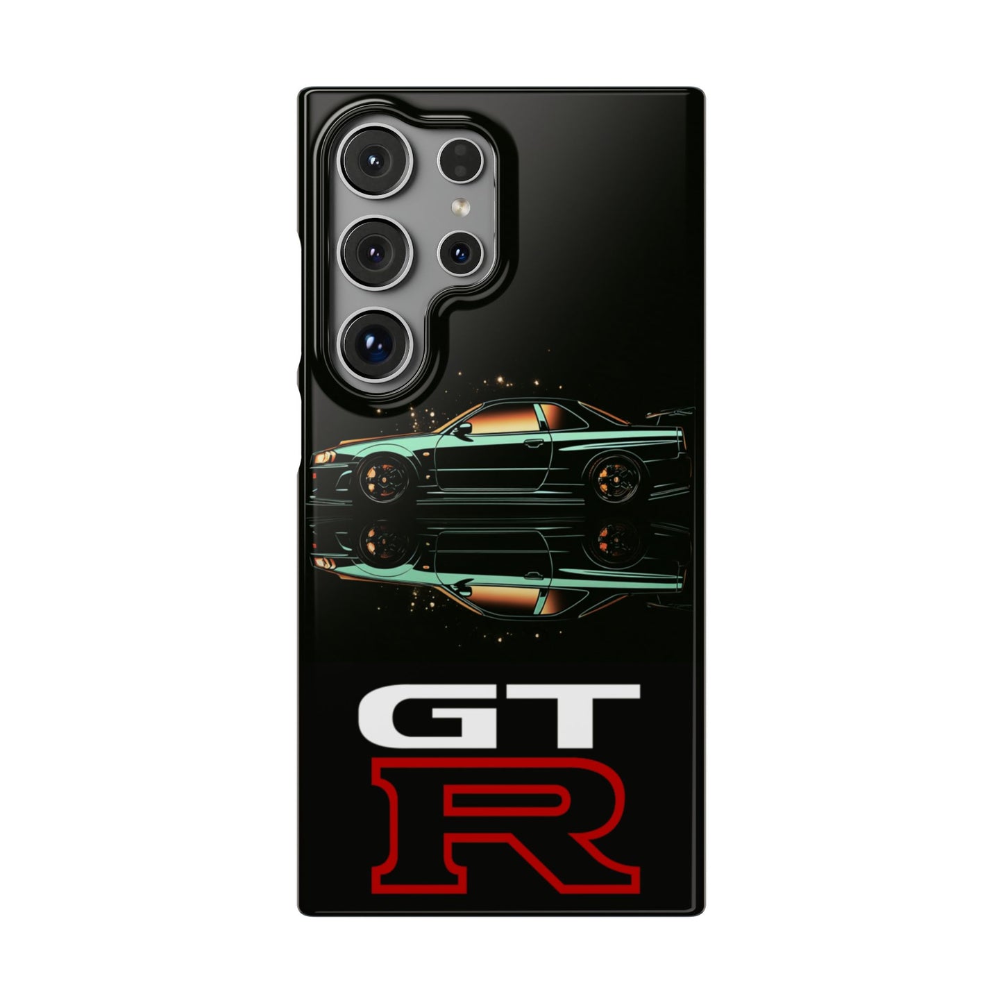 Green Skyleine R34 GTR Art Snap Case and Protective Phone Cover For iPhone and Samsung
