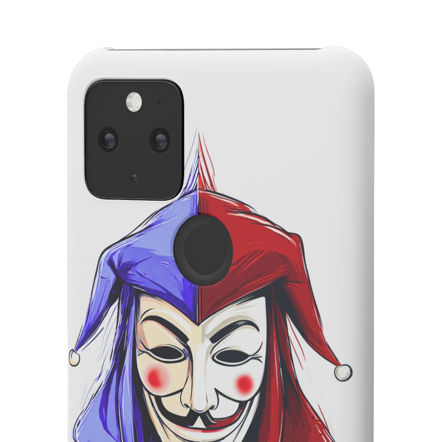 Joker & Anonimous Reunited Guy Fawkes Art Snap Case and Protective Phone Cover For iPhone and Samsung