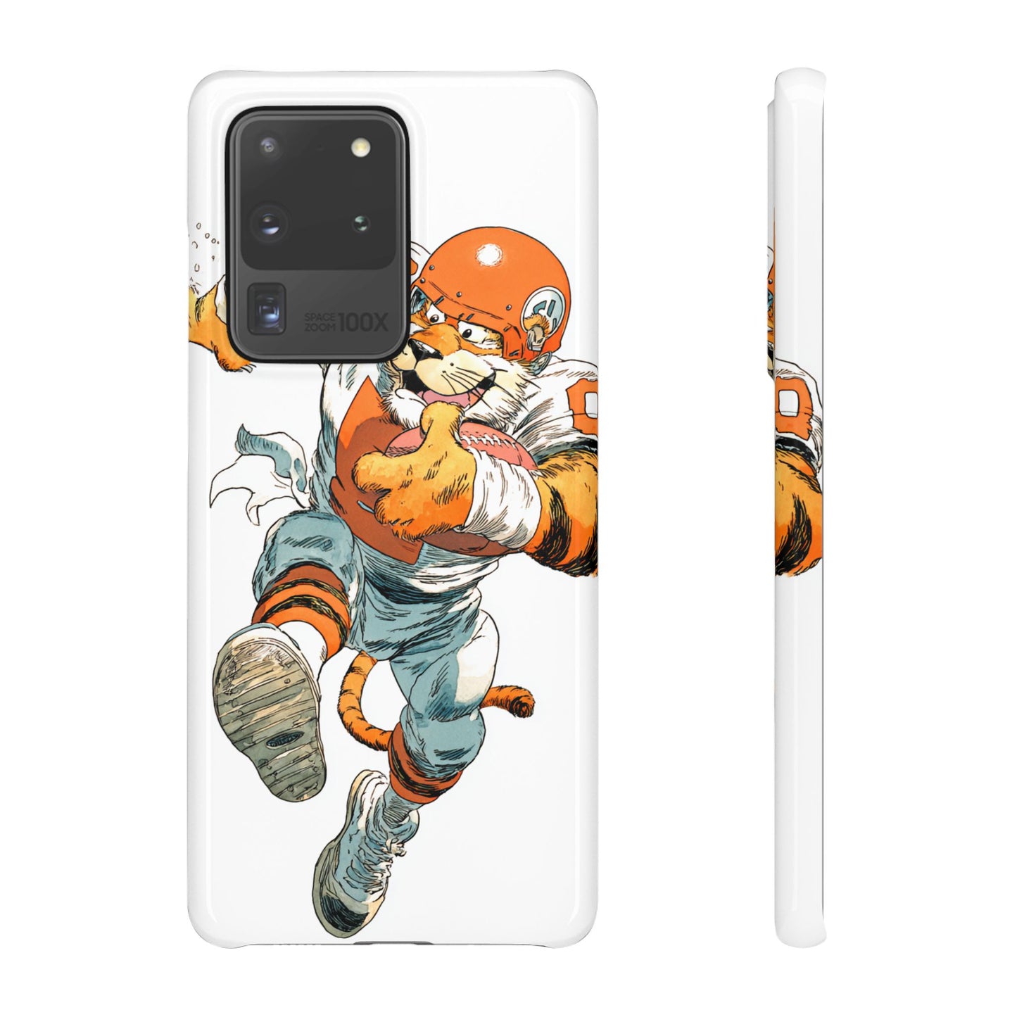 Cincinnati Bengals Snap Cases, Football Fans Phone Case, Tiger Cartoon Art Design, Football Lover Gift, Protective Phone Cover