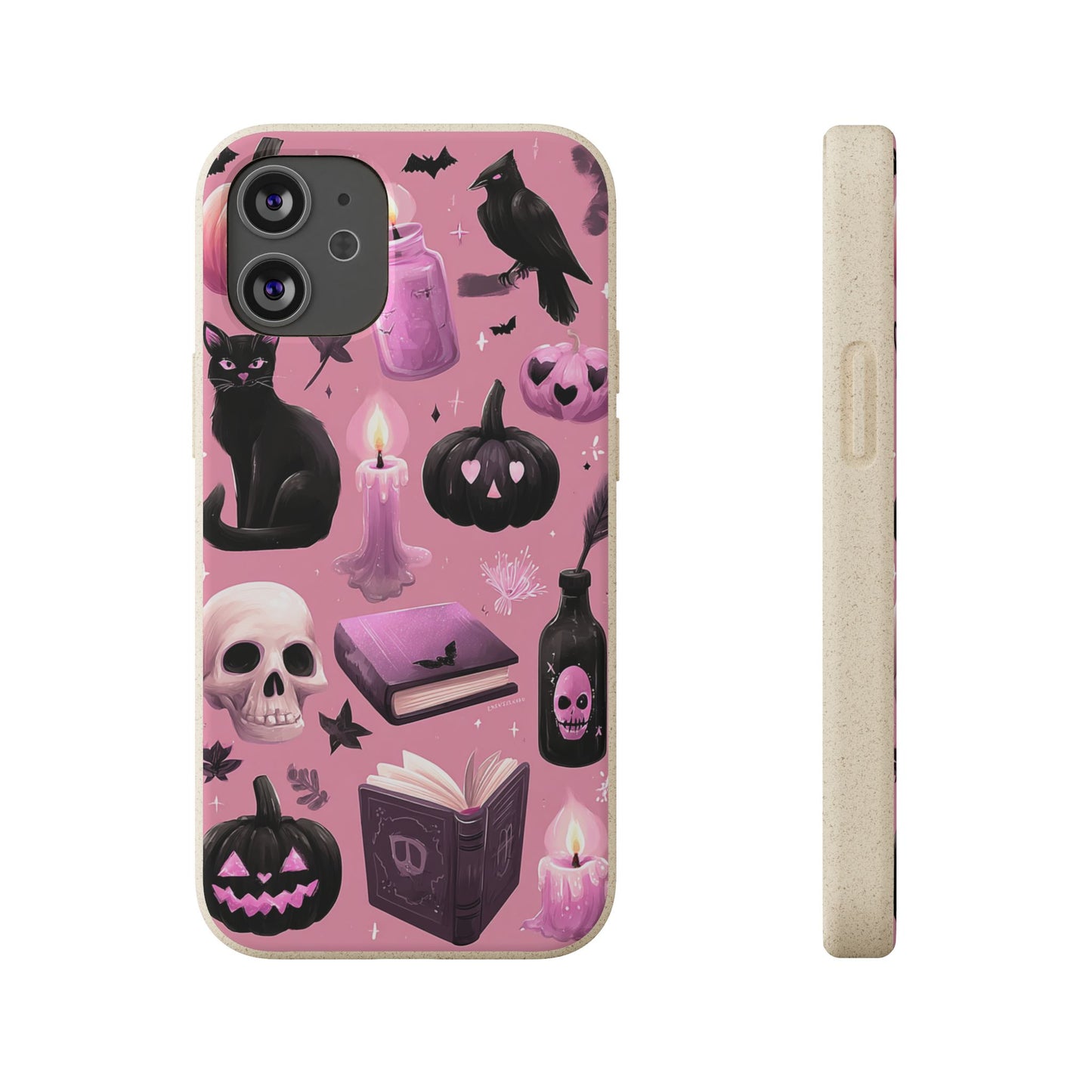 Halloween-Inspired Biodegradable Phone Case, Eco-Friendly Cell Phone Cover, Cute Goth Aesthetic Gift, Sustainable Halloween Decor, [...]