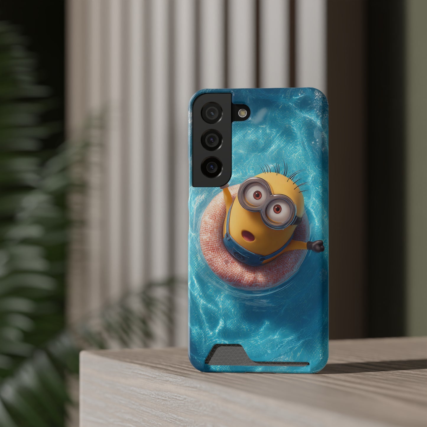 Minion Phone Case with Card Holder, Fun and Functional Accessory for Kids, Smartphone Case, Gift for Minion Fans, Unique Mobile Cover, [...]