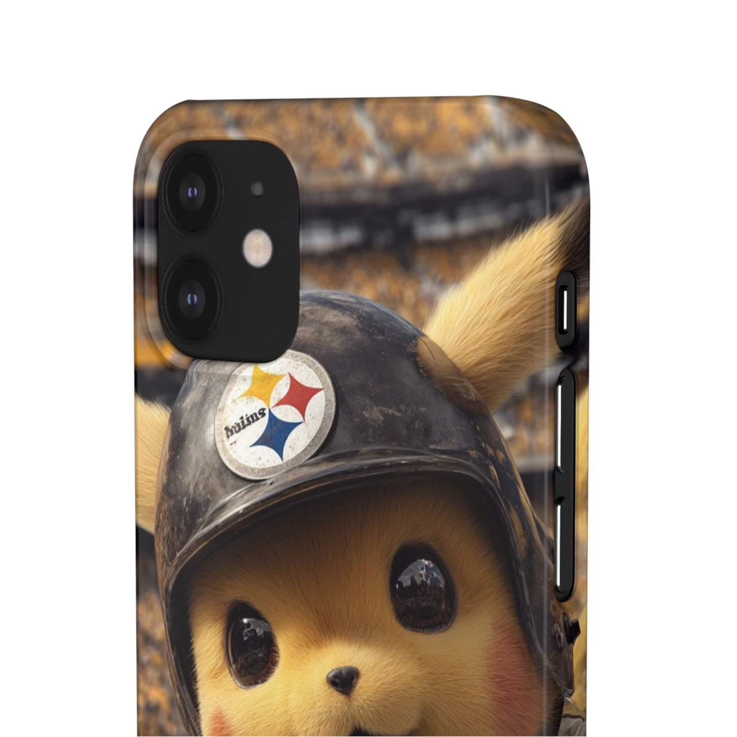 Fun Character Sports Snap Case, Phone Case, Fun Tech Accessory, Cute Gift for Gamers, Football Lovers, Kids.