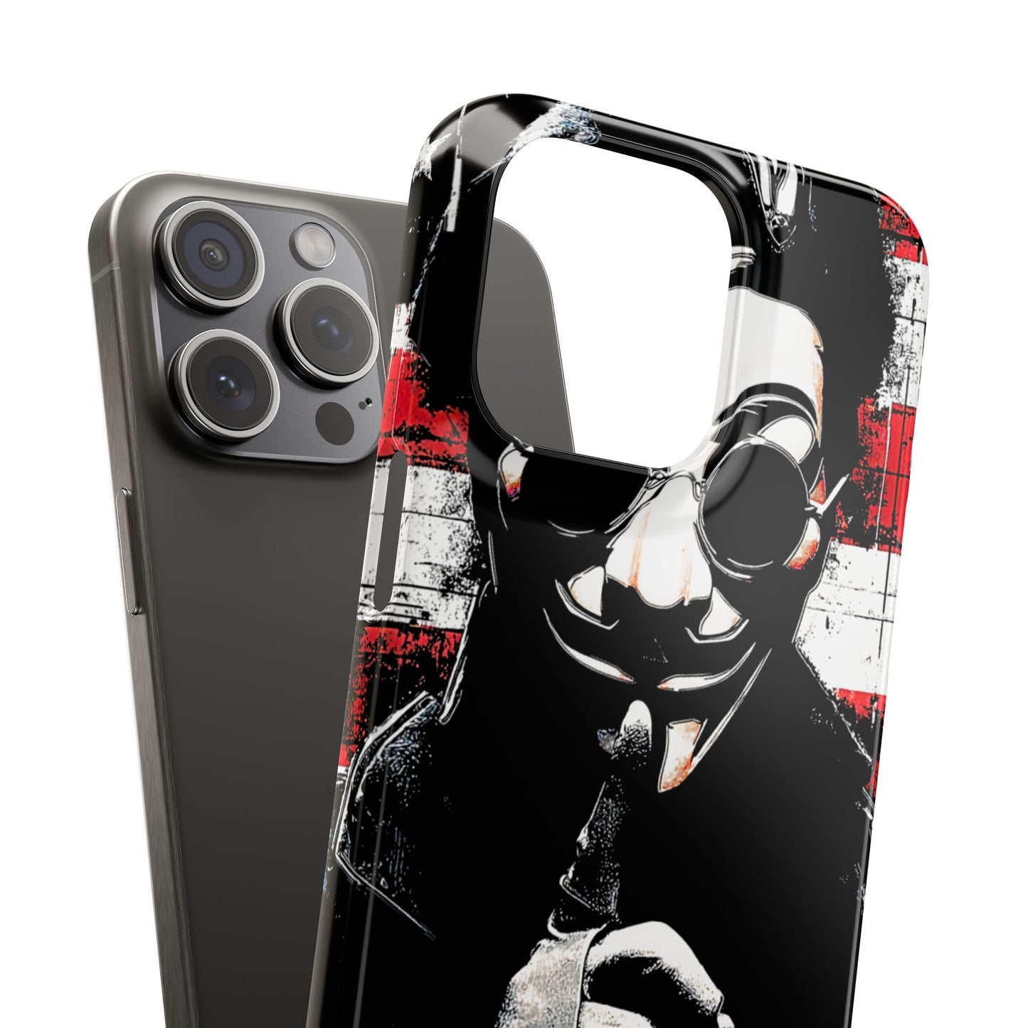 Anonimous & Guy Fawkes Art Snap Case and Protective Phone Cover For iPhone and Samsung