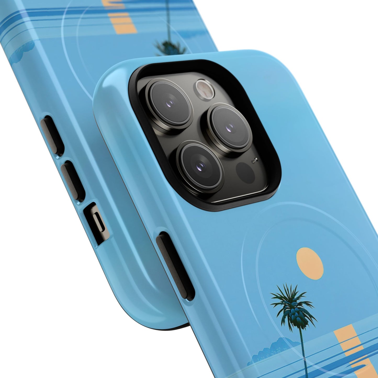Tough Magnetic Case — Minimal Sunset Palm Phone Cover