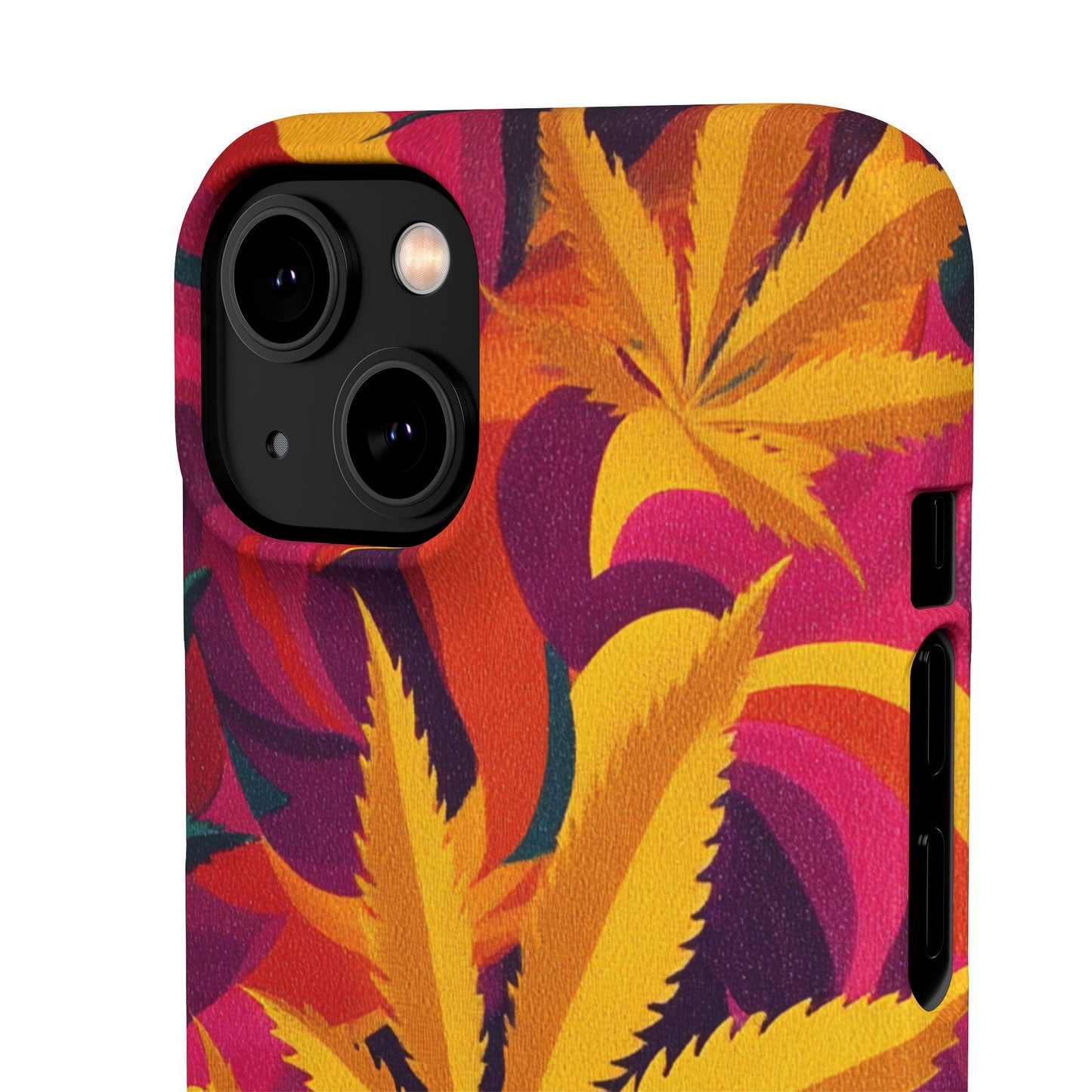 Autumn Vibe Cannabis Snap Case for IPhones and Samsungs Custom