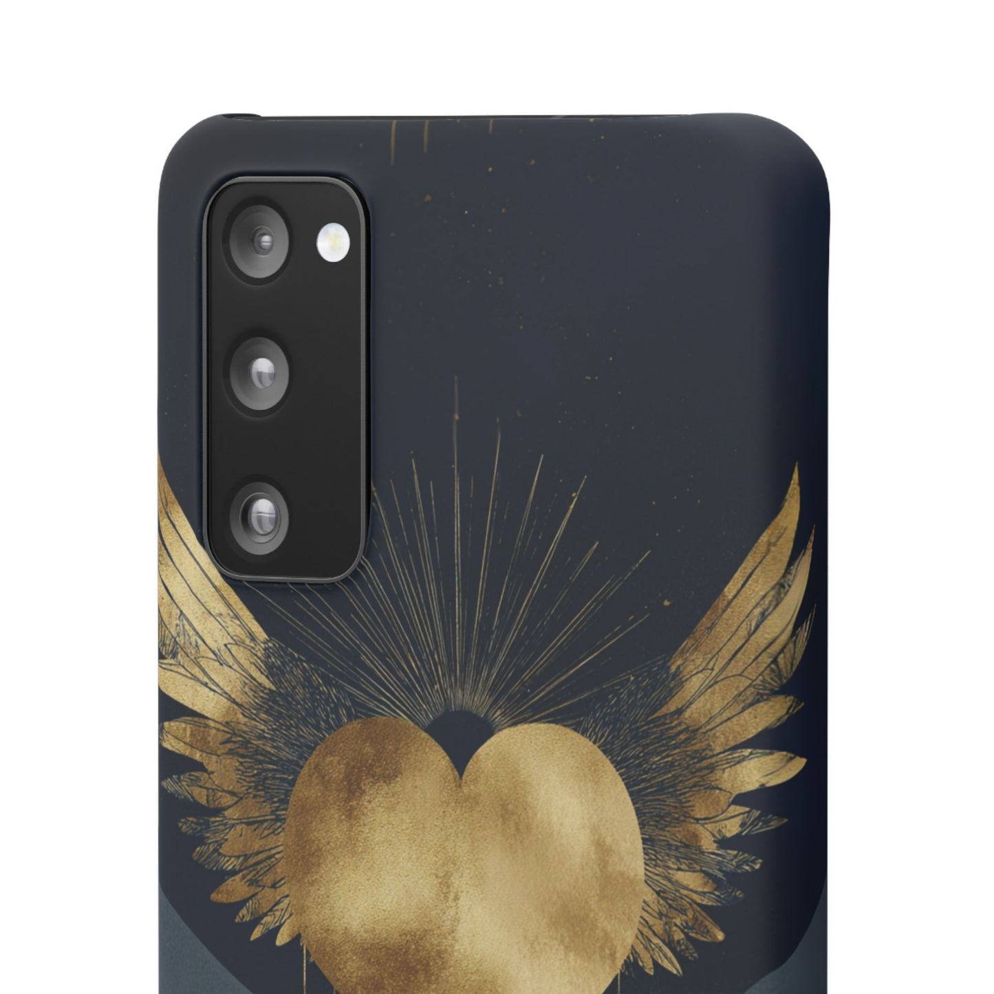 Heart Wing Snap Case, Elegant Phone Cover, Unique Gift, Artistic Accessory, Protective Case for Love and Romance
