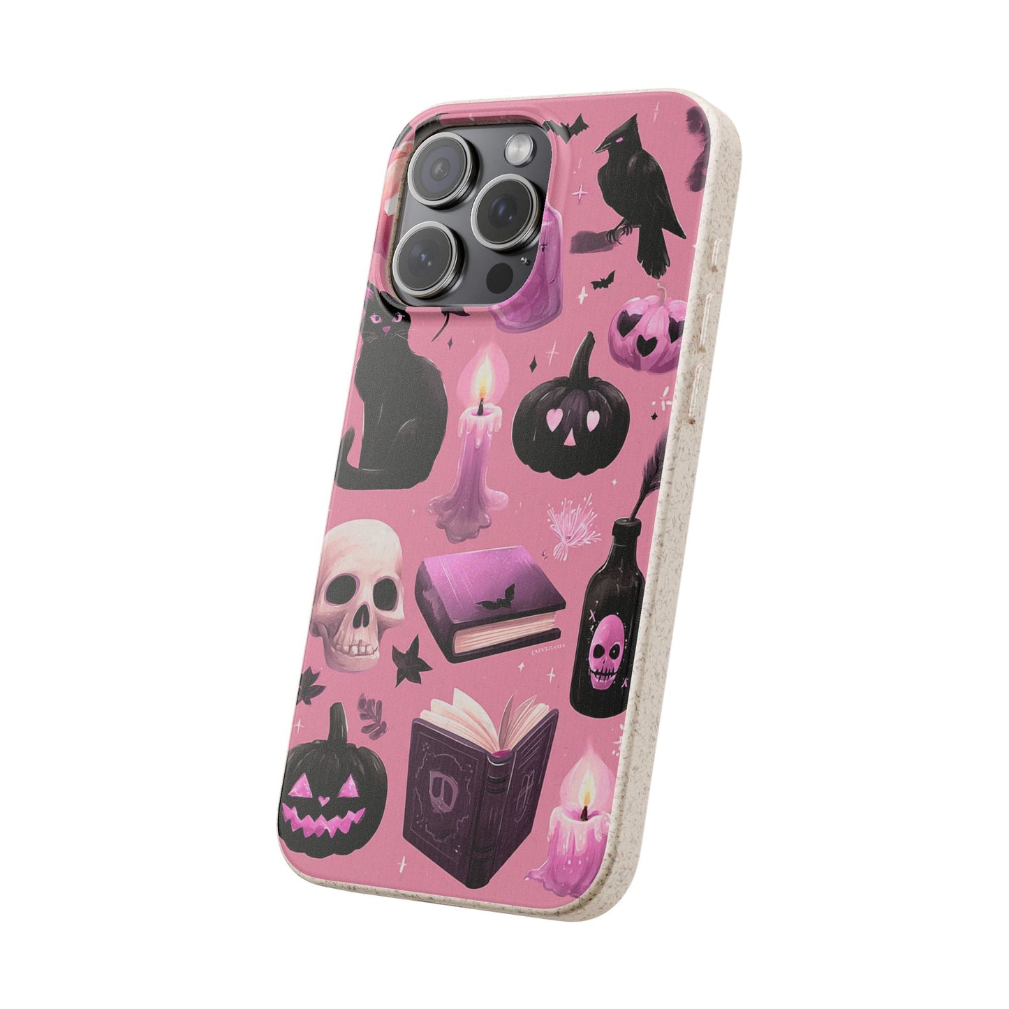 Halloween-Inspired Biodegradable Phone Case, Eco-Friendly Cell Phone Cover, Cute Goth Aesthetic Gift, Sustainable Halloween Decor, [...]