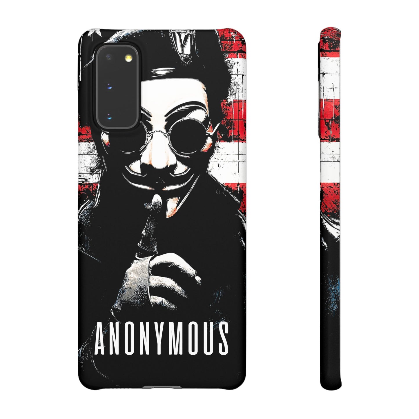 Anonimous & Guy Fawkes Art Snap Case and Protective Phone Cover For iPhone and Samsung