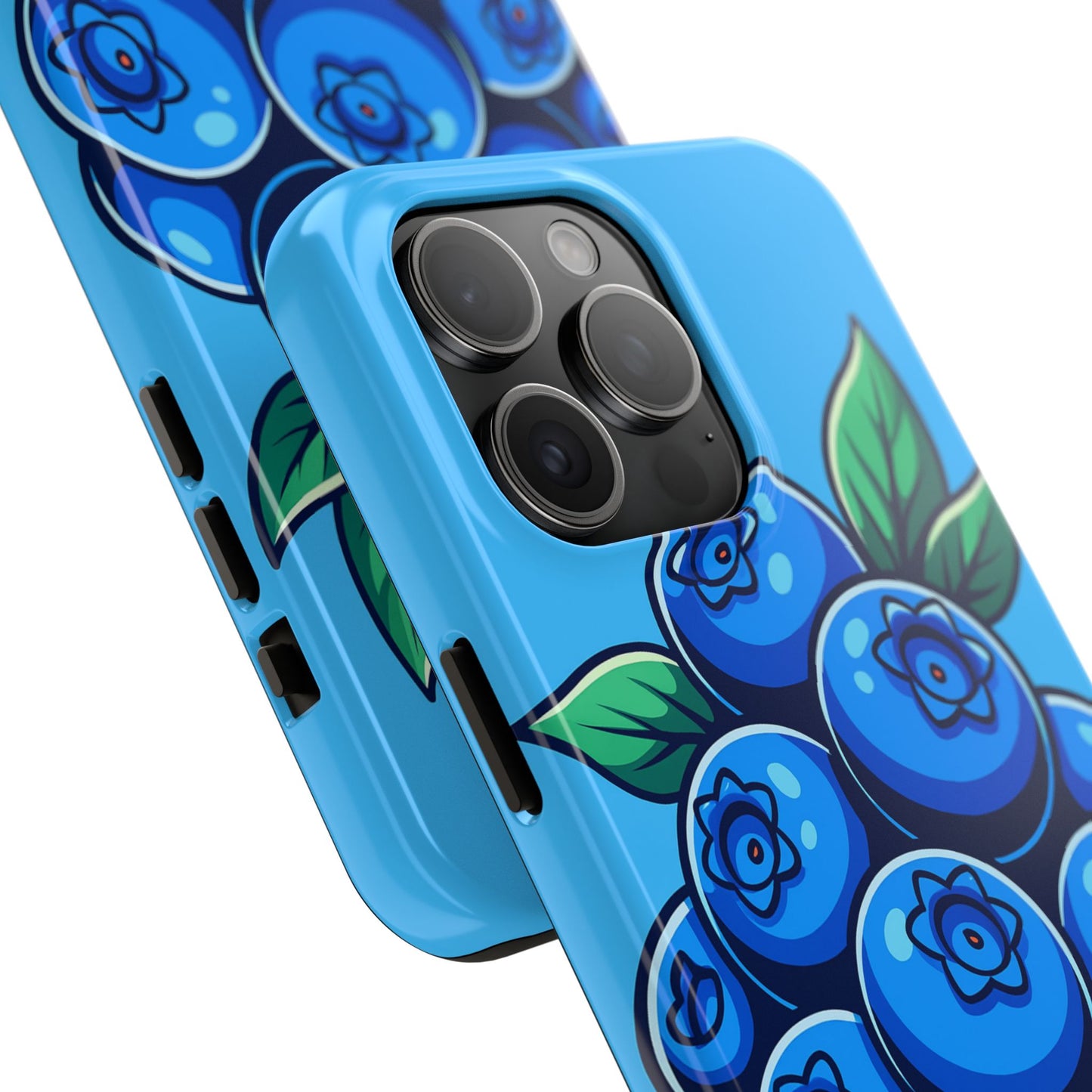 iPhone 17 Blueberry Delight Tough Phone Case, Cute Phone Cover, Fruit Lover Gift, Durable Phone Protector, Unique Smartphone Accessories