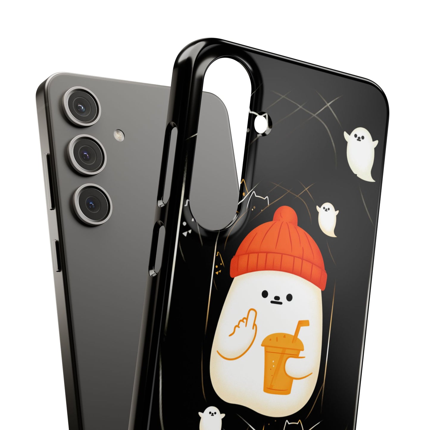 Spook You Halloween Ghost Snap Case Kawaii Protective Phone Cover for iPhone and Samsung