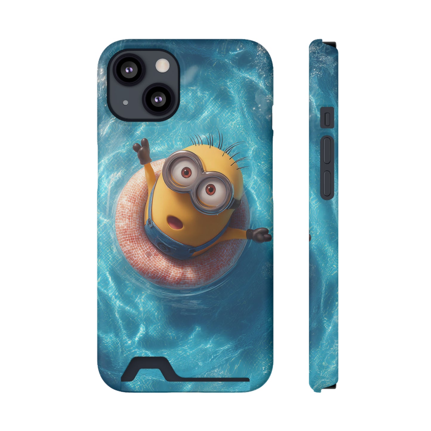 Minion Phone Case with Card Holder, Fun and Functional Accessory for Kids, Smartphone Case, Gift for Minion Fans, Unique Mobile Cover, [...]