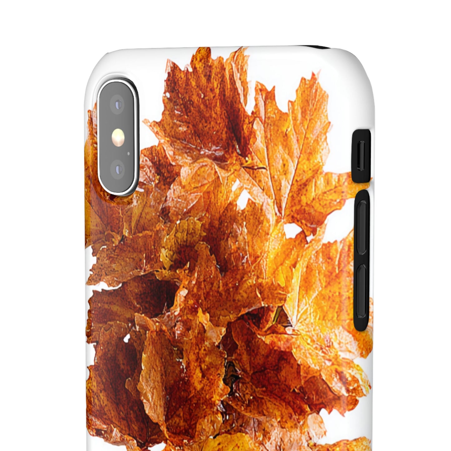 Autumn Leaf Phone Case | Fall Snap Cases, Phone Accessories, Nature Lover Gift, Seasonal Decor, Cozy Fall Vibes