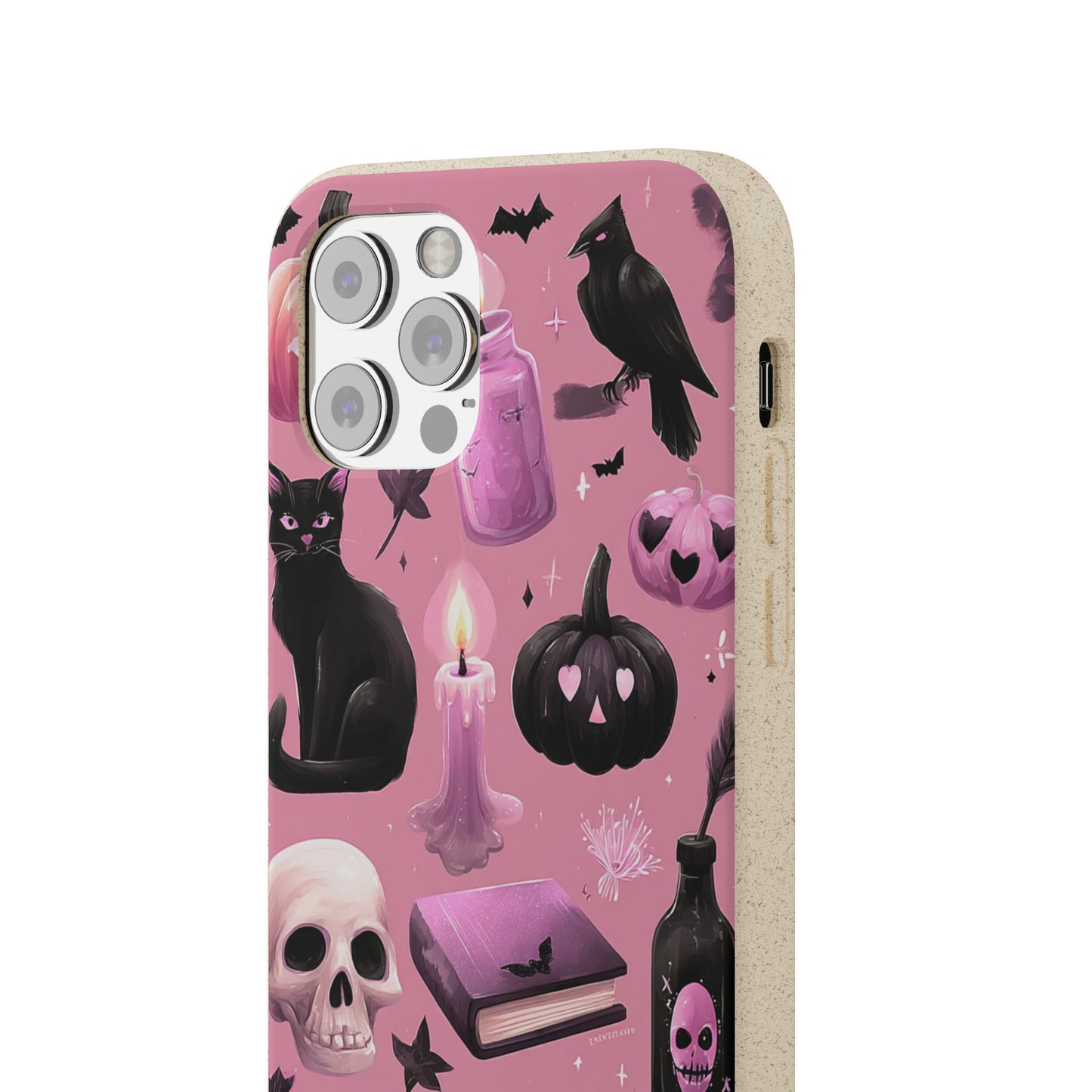 Halloween-Inspired Biodegradable Phone Case, Eco-Friendly Cell Phone Cover, Cute Goth Aesthetic Gift, Sustainable Halloween Decor, [...]