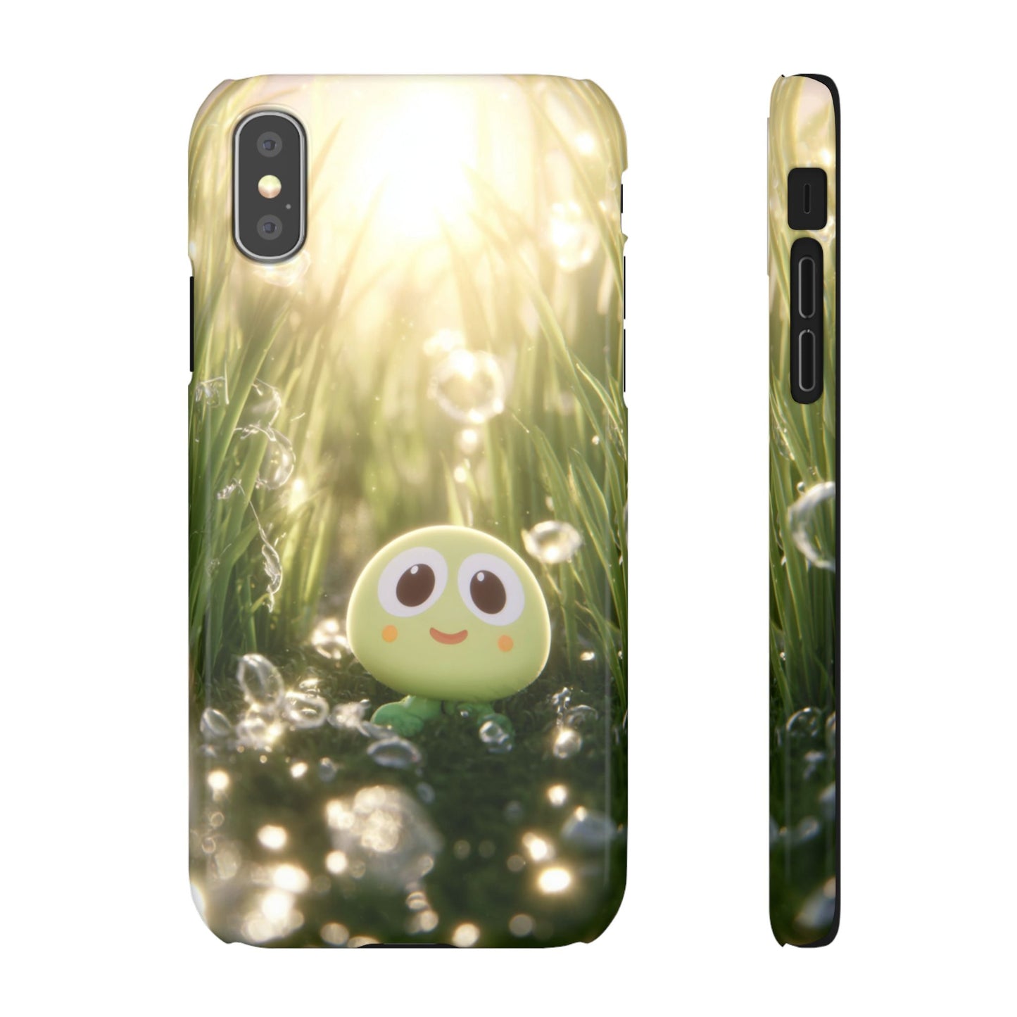Cute Nature-Inspired Snap Case, Cartoon Phone Cover, Eco-Friendly Gift, Fun Accessory, Personalized Phone Case, Nature Lover's Gift
