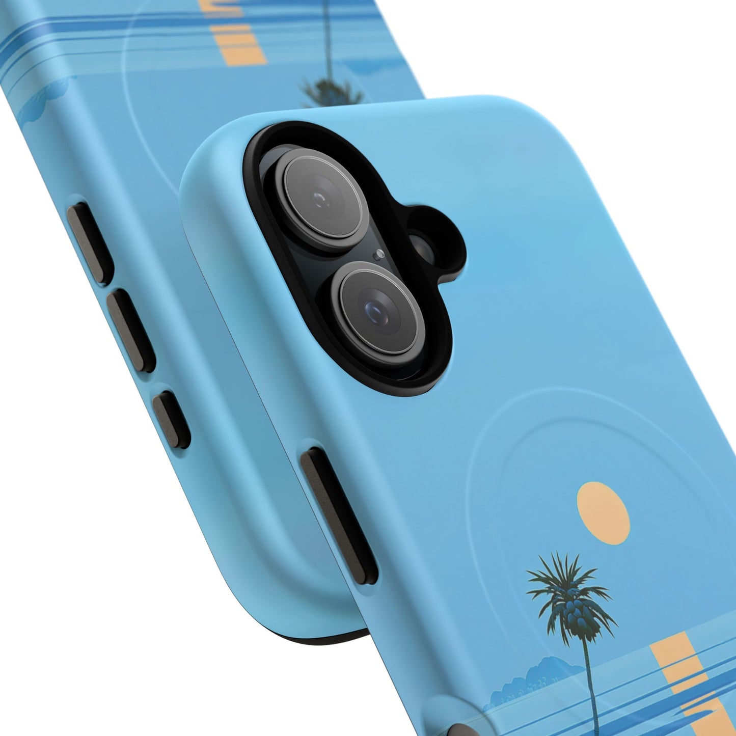 Tough Magnetic Case — Minimal Sunset Palm Phone Cover