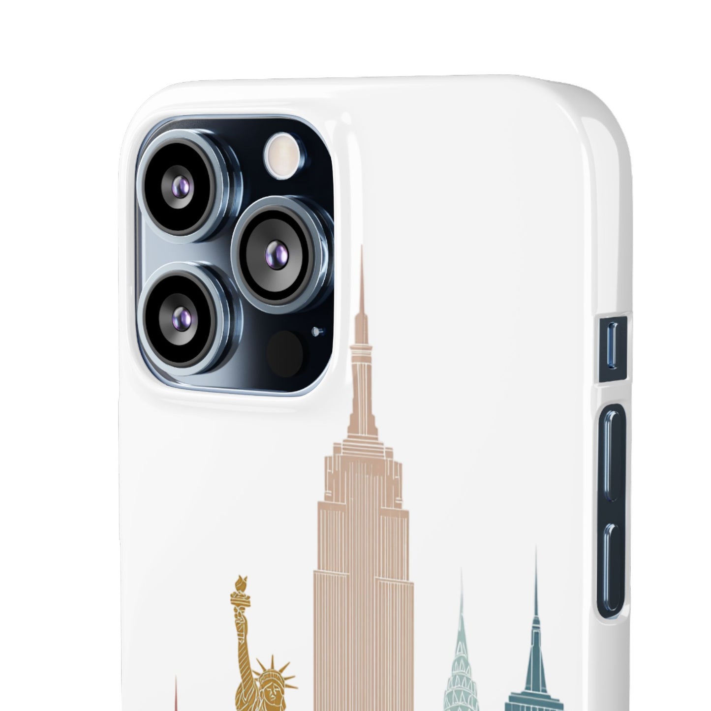 Stylish New York Snap Case, Urban Phone Cover, Cityscape Phone Case, Gift for Travelers, Trendy Protective Case