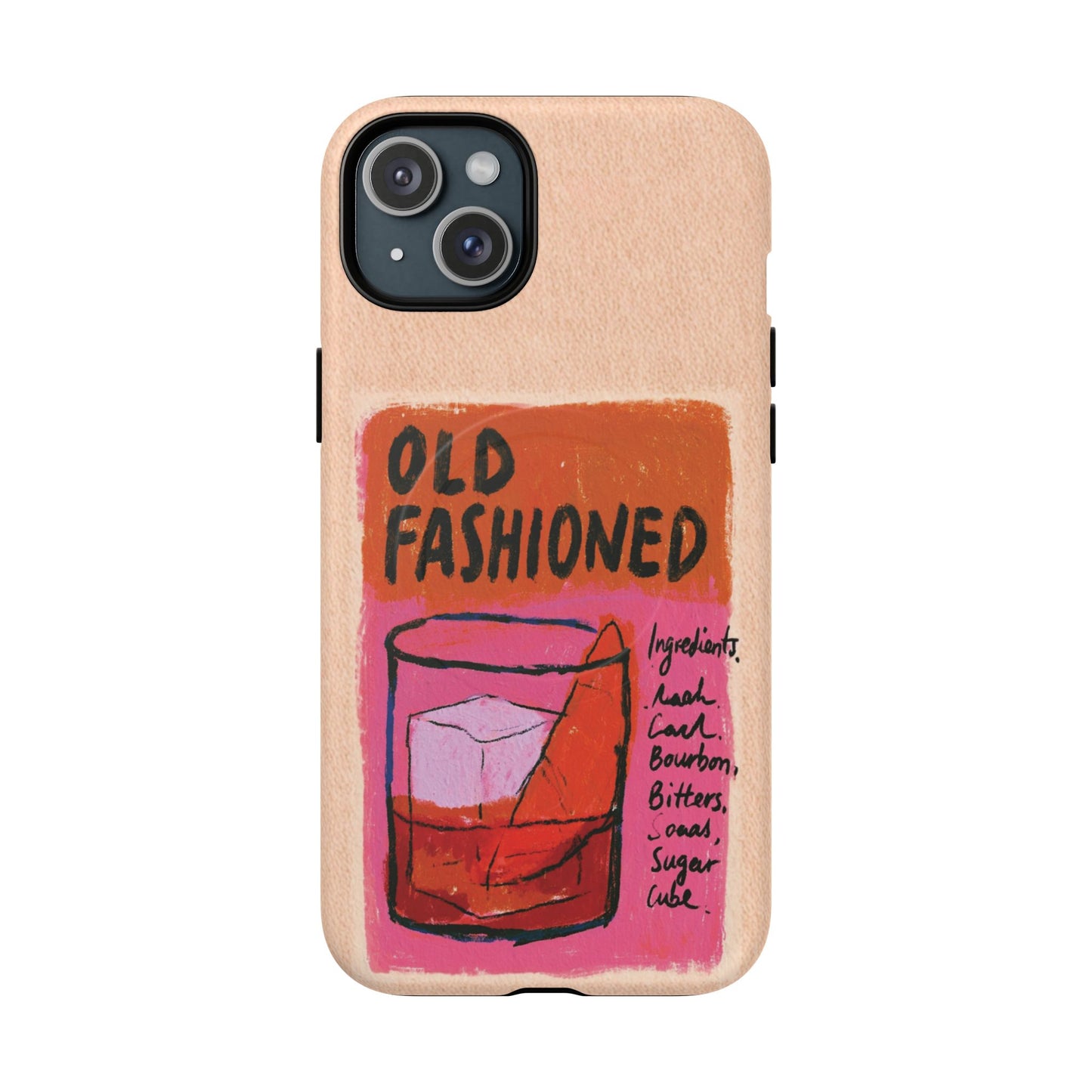 Old Fashioned Phone Case — Retro Cocktail iPhone Magnetic Case