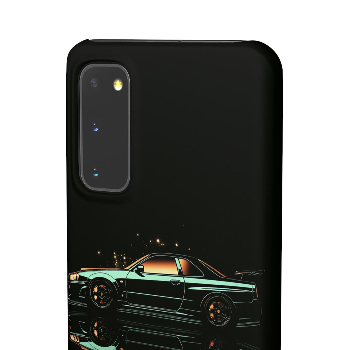 Green Skyleine R34 GTR Art Snap Case and Protective Phone Cover For iPhone and Samsung