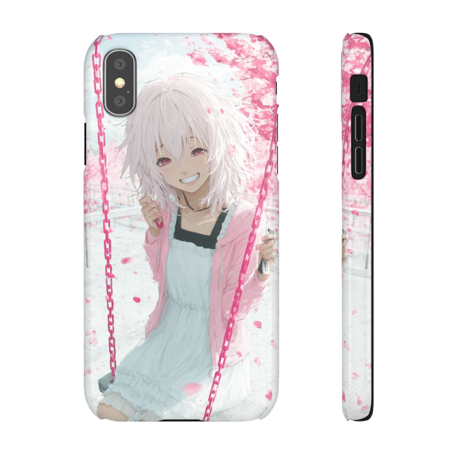 Anime Character Snap Cases for Phone, Cute Aesthetic Phone Cover, Gifts for Otaku, Floral Design, Unique Phone Cases