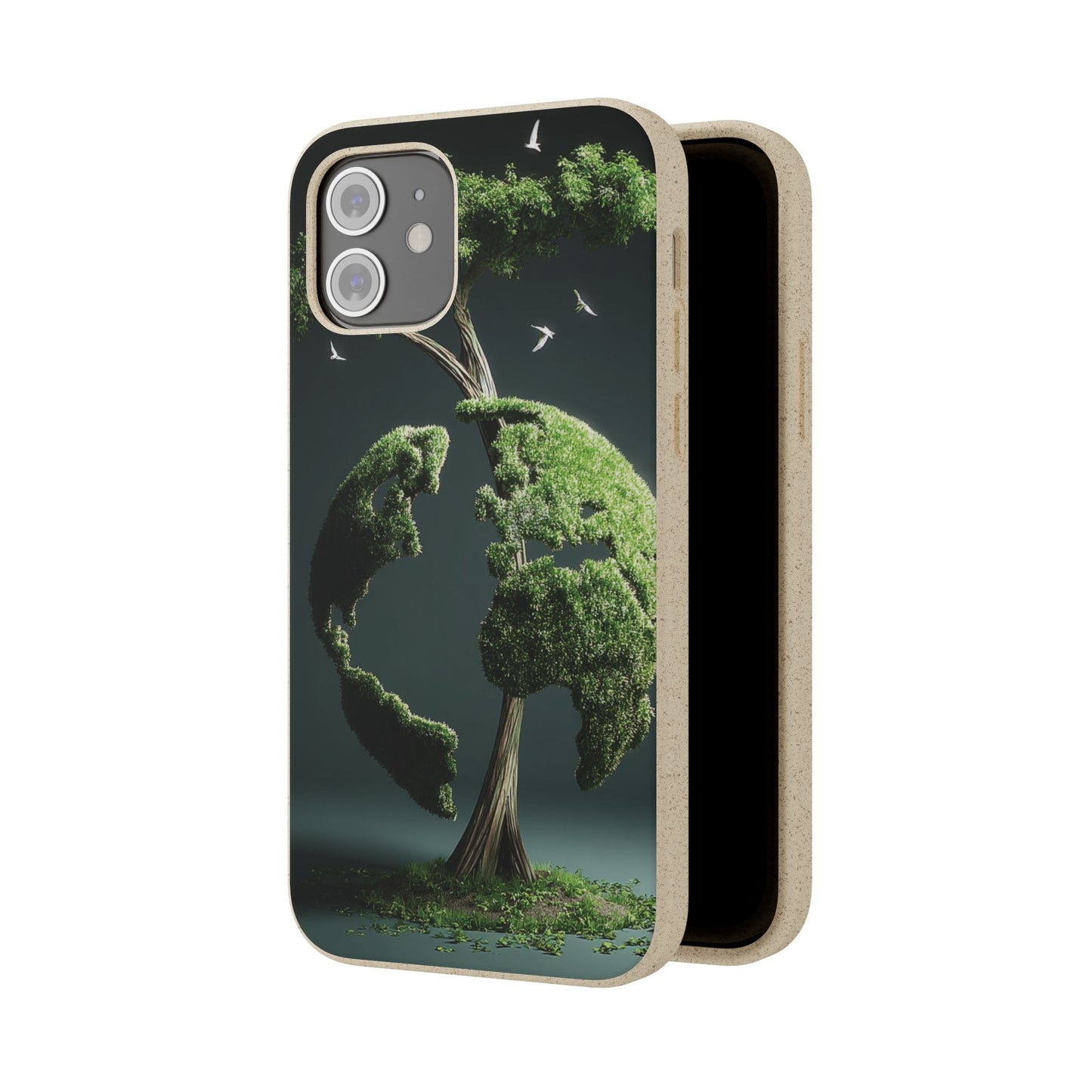 Eco-Friendly Phone Case with Nature Design, Sustainable iPhone Cover, Biodegradable Cellphone Accessories, Green Earth Gift, Earth Day [...]