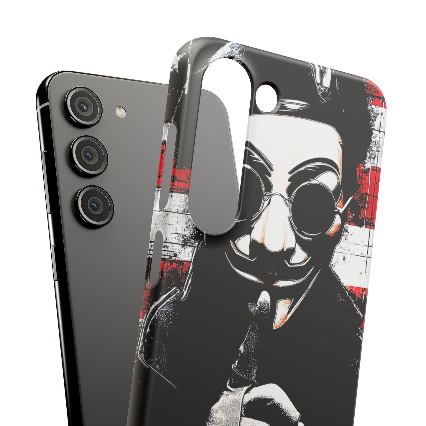 Anonimous & Guy Fawkes Art Snap Case and Protective Phone Cover For iPhone and Samsung