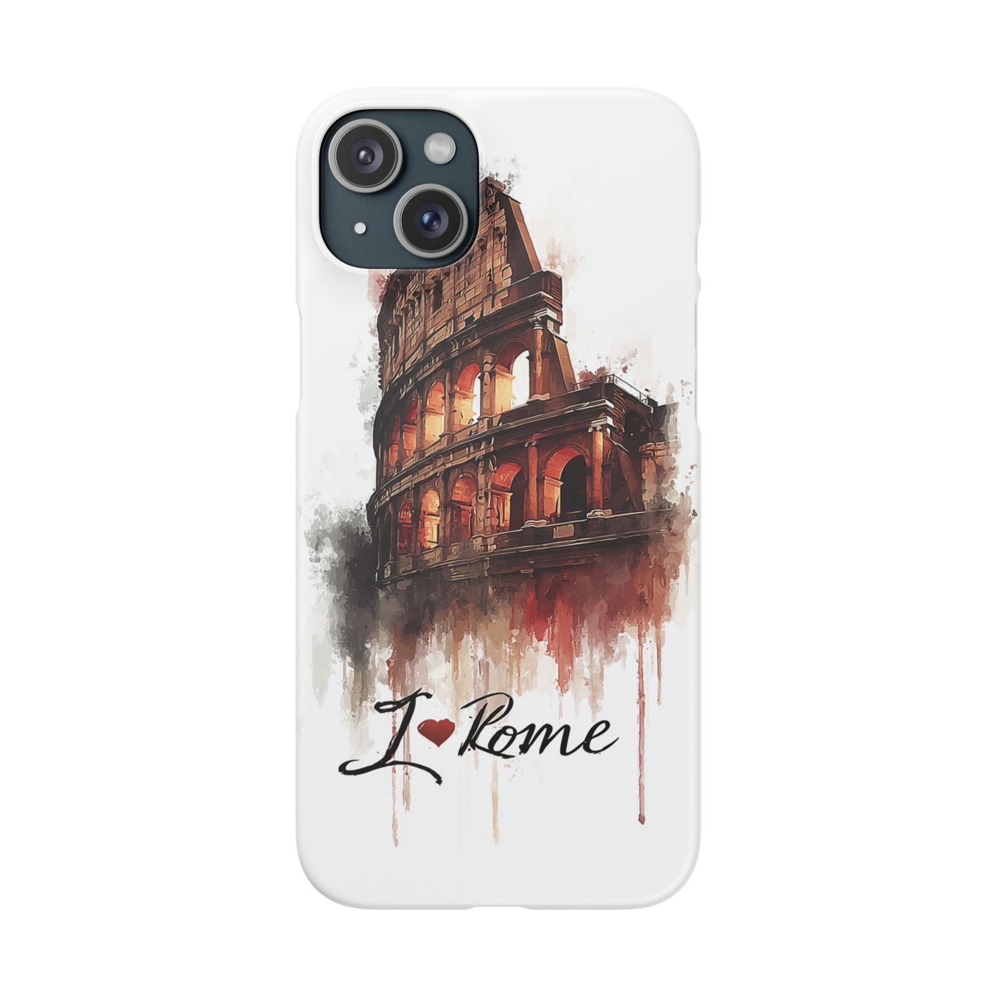 I Love Rome Snap Cases, Urban Phone Covers, Travel Accessories, Gift for Travelers, City Love Merch