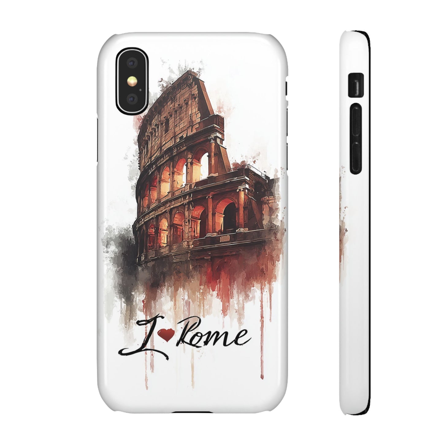 I Love Rome Snap Cases, Urban Phone Covers, Travel Accessories, Gift for Travelers, City Love Merch
