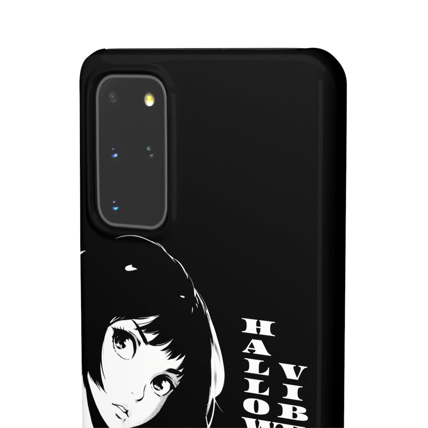 Halloween Vibes Snap Case Black and White Protective Phone Cover for iPhone and Samsung
