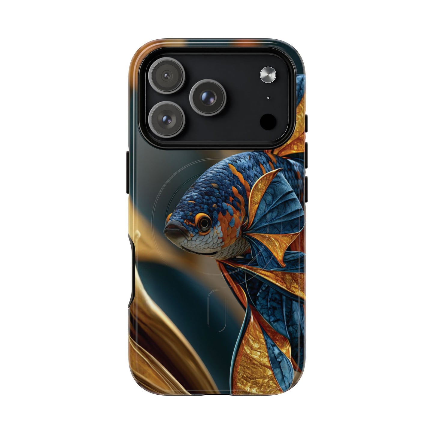 Koi Fish Tough Magnetic Phone Case — Protective Artistic Fish Design
