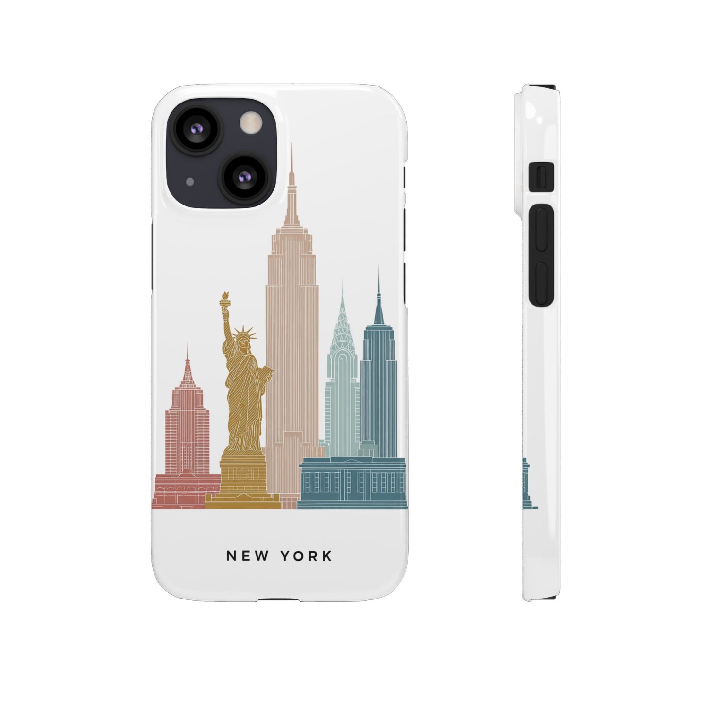Stylish New York Snap Case, Urban Phone Cover, Cityscape Phone Case, Gift for Travelers, Trendy Protective Case