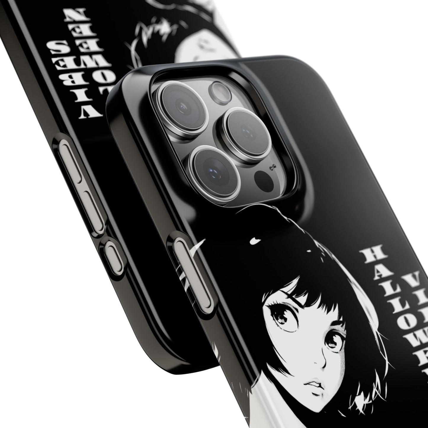 Halloween Vibes Snap Case Black and White Protective Phone Cover for iPhone and Samsung
