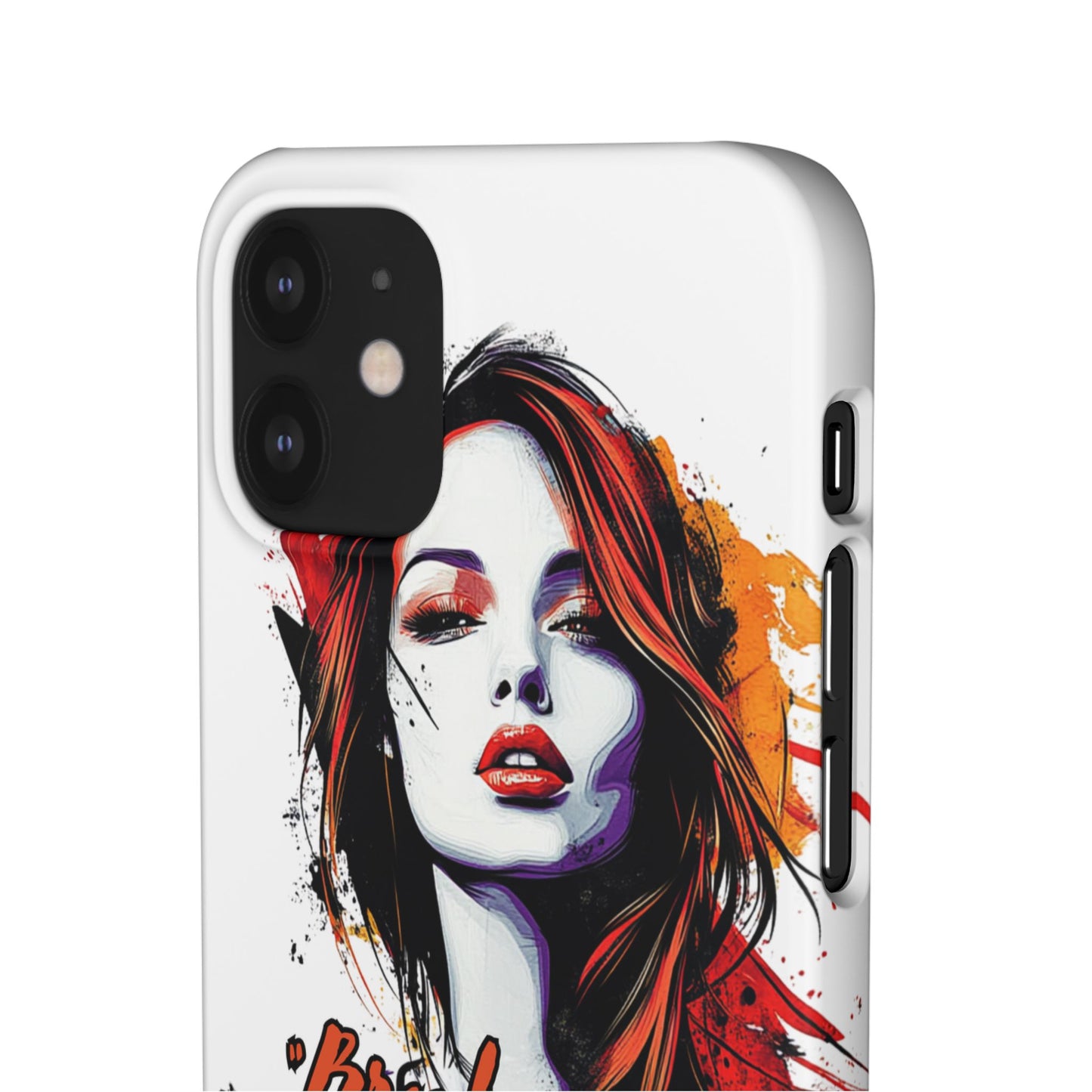 Empowering Art Snap Cases, Phone Cover, Break the Chains of Silence, Unique Gift, Inspirational Tech Accessories