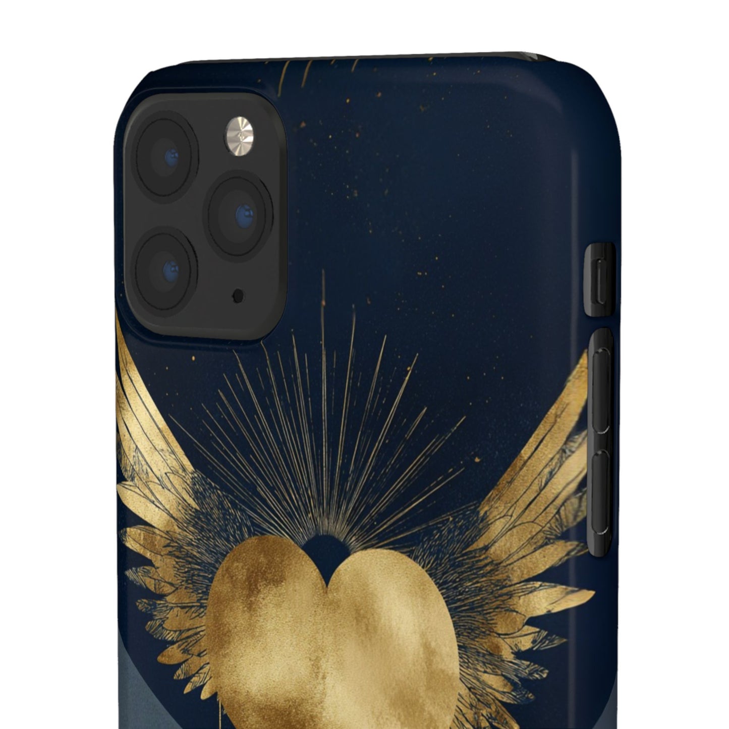 Heart Wing Snap Case, Elegant Phone Cover, Unique Gift, Artistic Accessory, Protective Case for Love and Romance