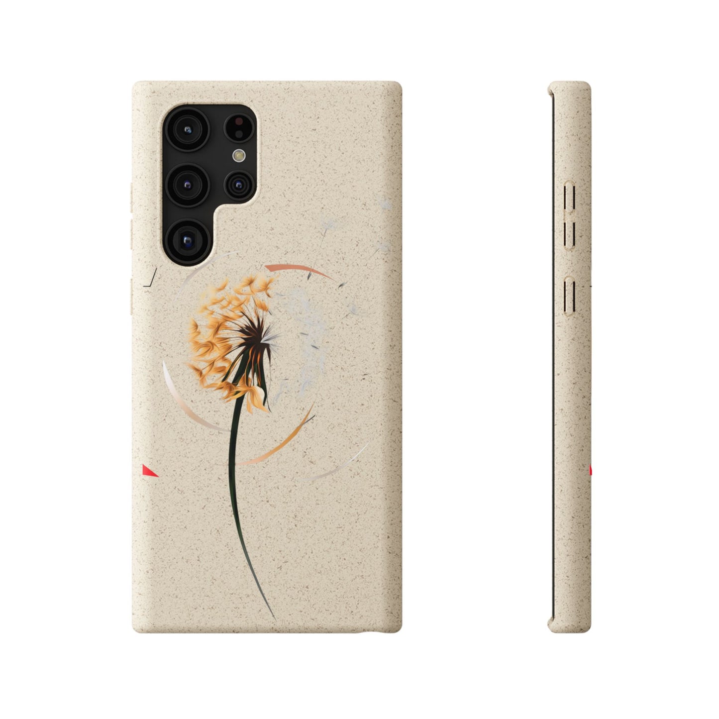 Plastic Free Eco-Friendly Phone Cases with Floral Design Sustainable Gift for Iphone and Samsungs