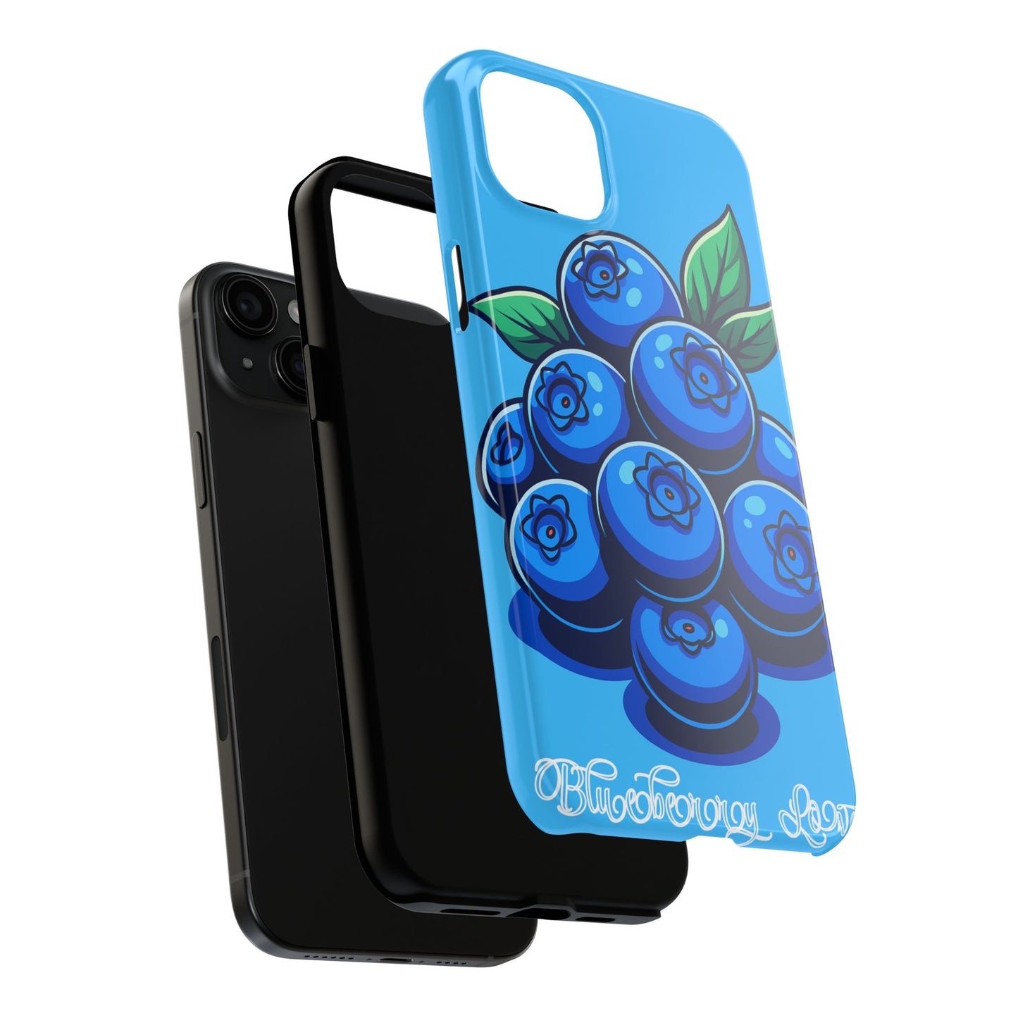 iPhone 17 Blueberry Delight Tough Phone Case, Cute Phone Cover, Fruit Lover Gift, Durable Phone Protector, Unique Smartphone Accessories
