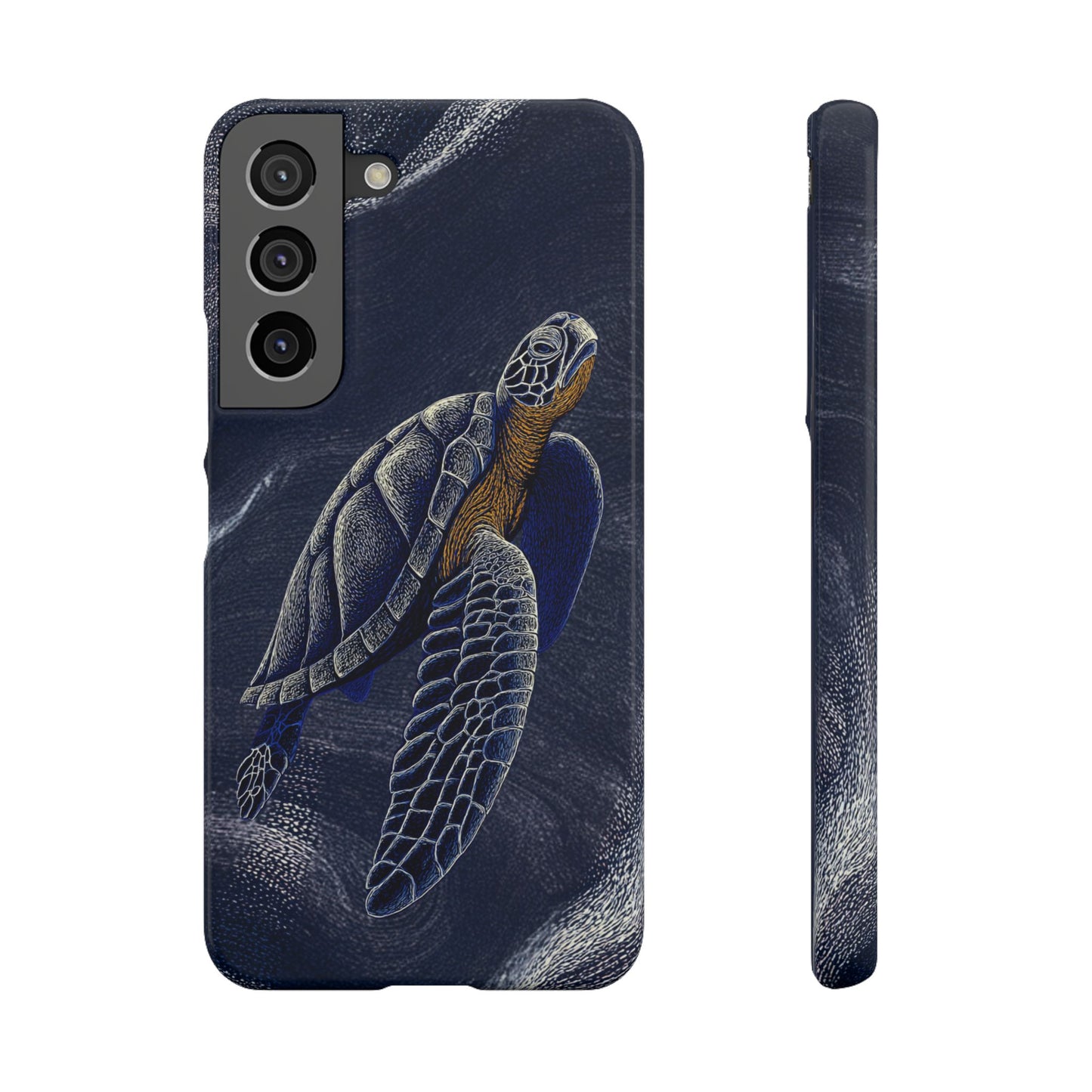 Marine Turtle Snap Case for Nature Lovers Phone Covers For Iphones and Samsungs Customization