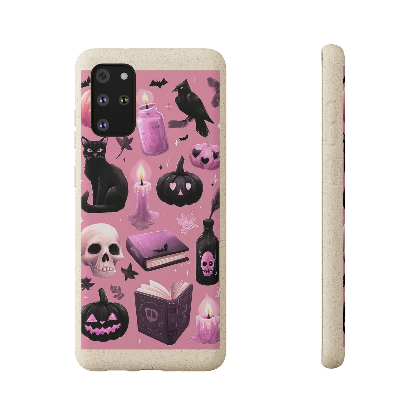 Halloween-Inspired Biodegradable Phone Case, Eco-Friendly Cell Phone Cover, Cute Goth Aesthetic Gift, Sustainable Halloween Decor, [...]