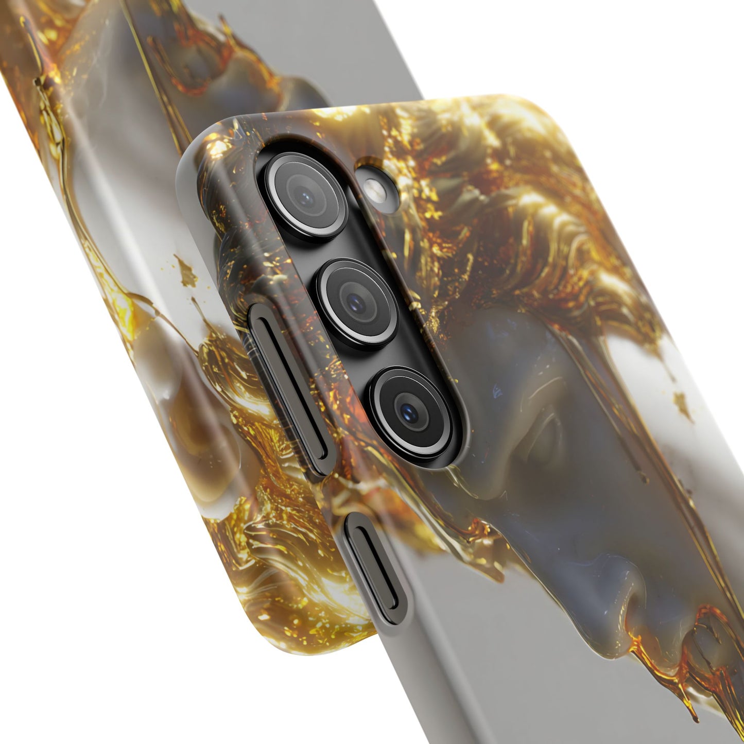 Gold Goddess Art Snap Case, Artistic Phone Cover, Unique Phone Accessory, Gift for Art Lovers, Stylish Protection